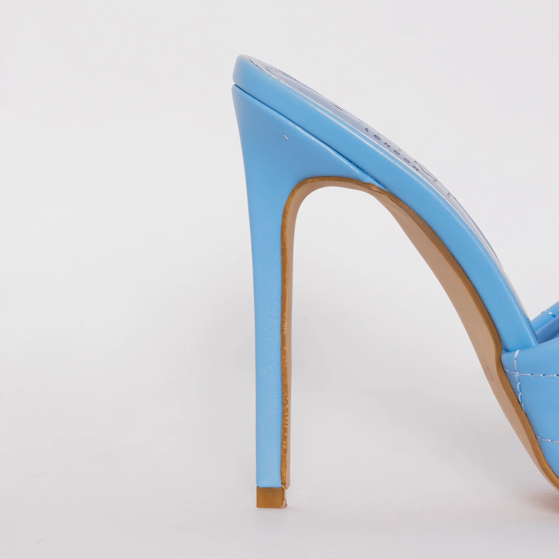 Marian Blue Quilted Mule Heels - Image 3