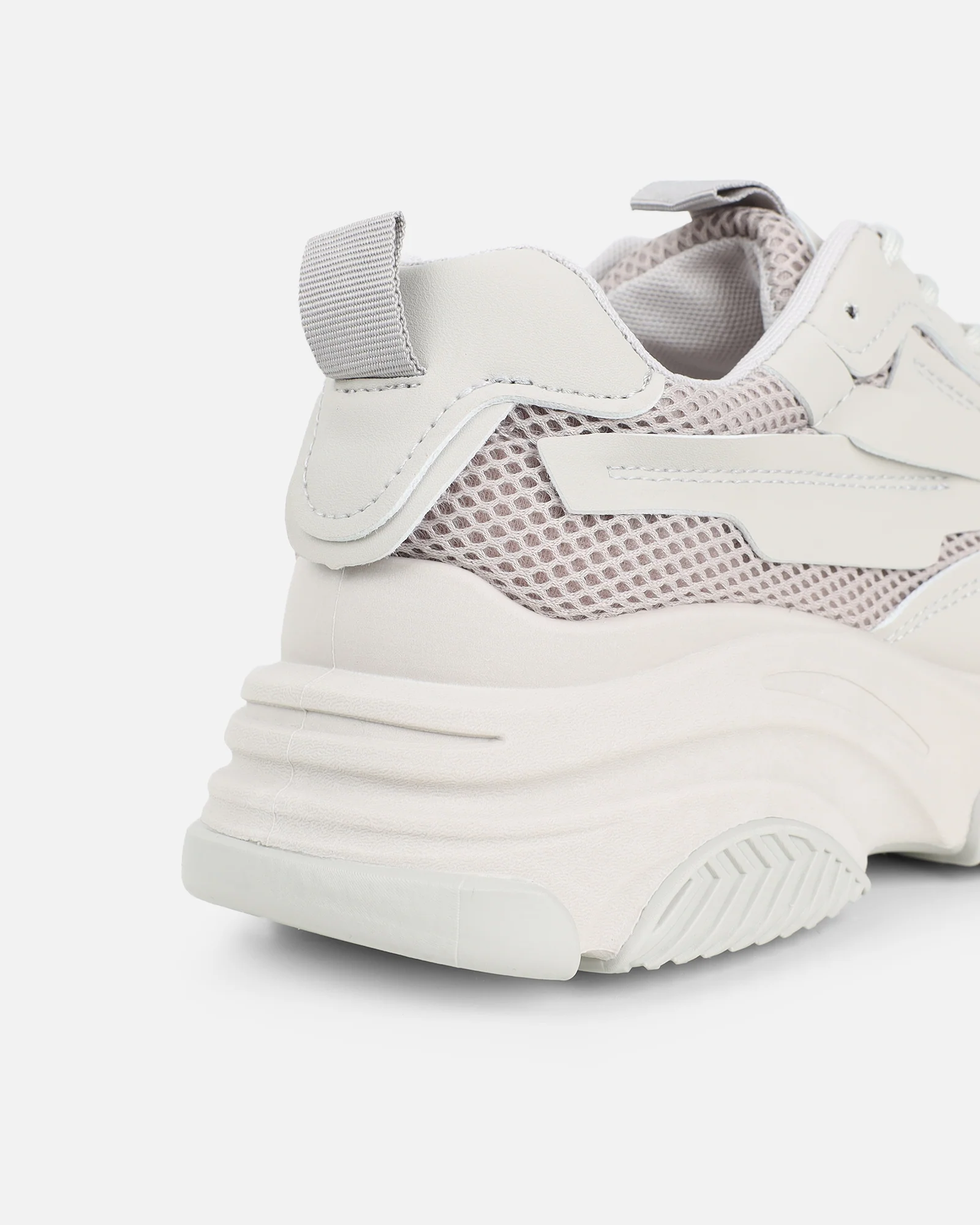 Marvie Beige Chunky Trainers - Image 3