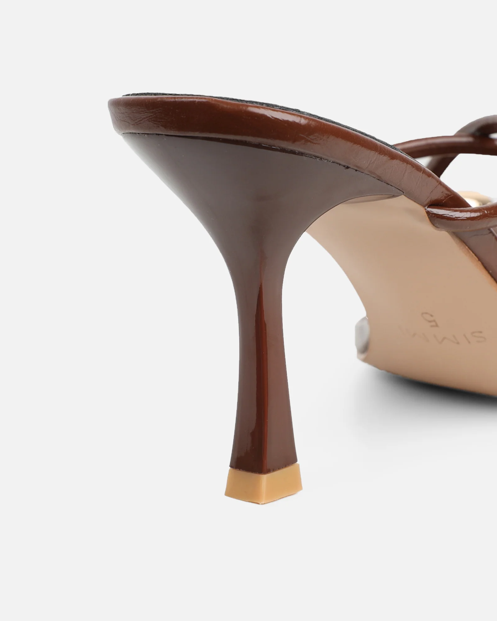 Maureen Tan Gold Detail Mules - Image 3