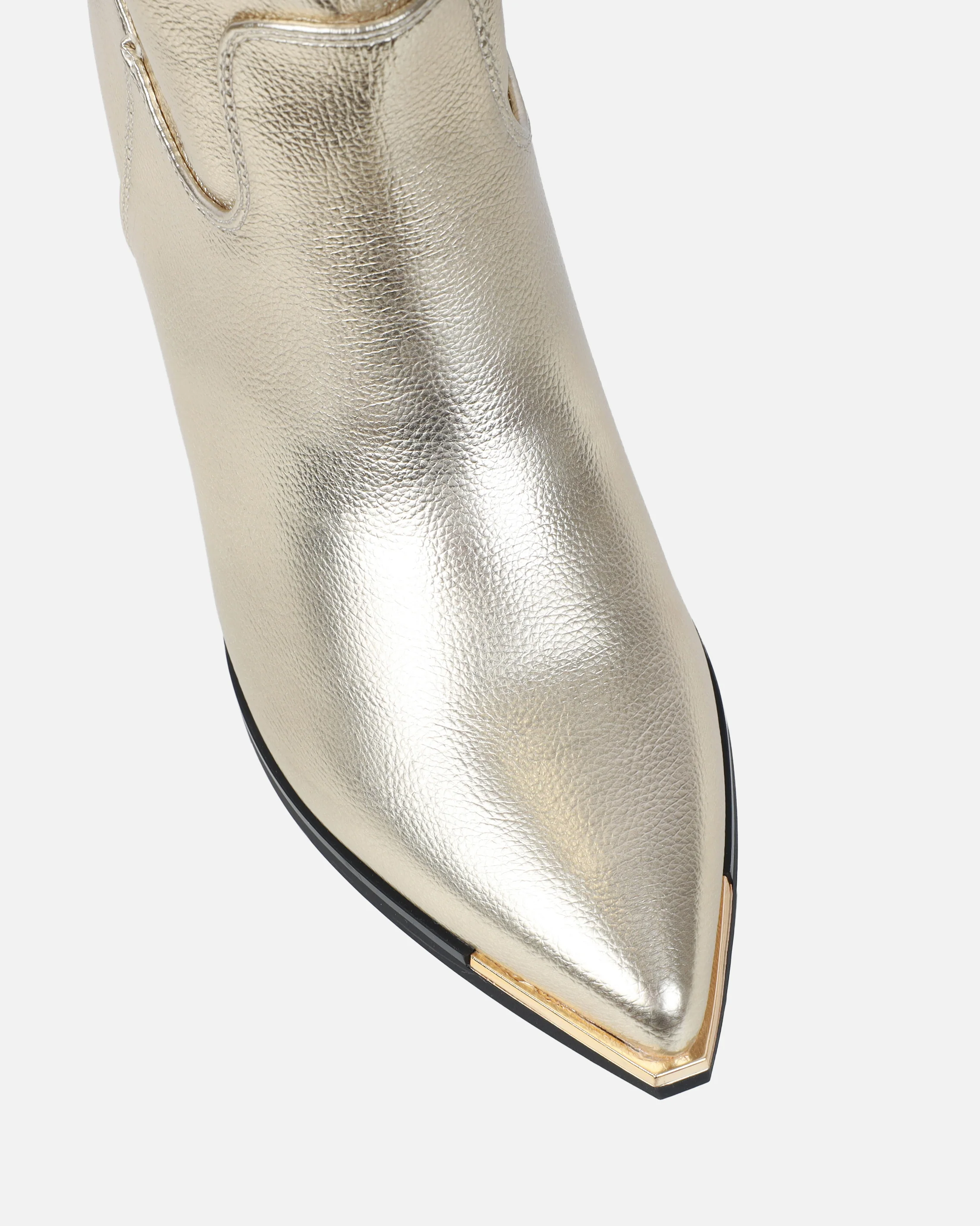 Maurice Gold Calf Western Boots - Image 4
