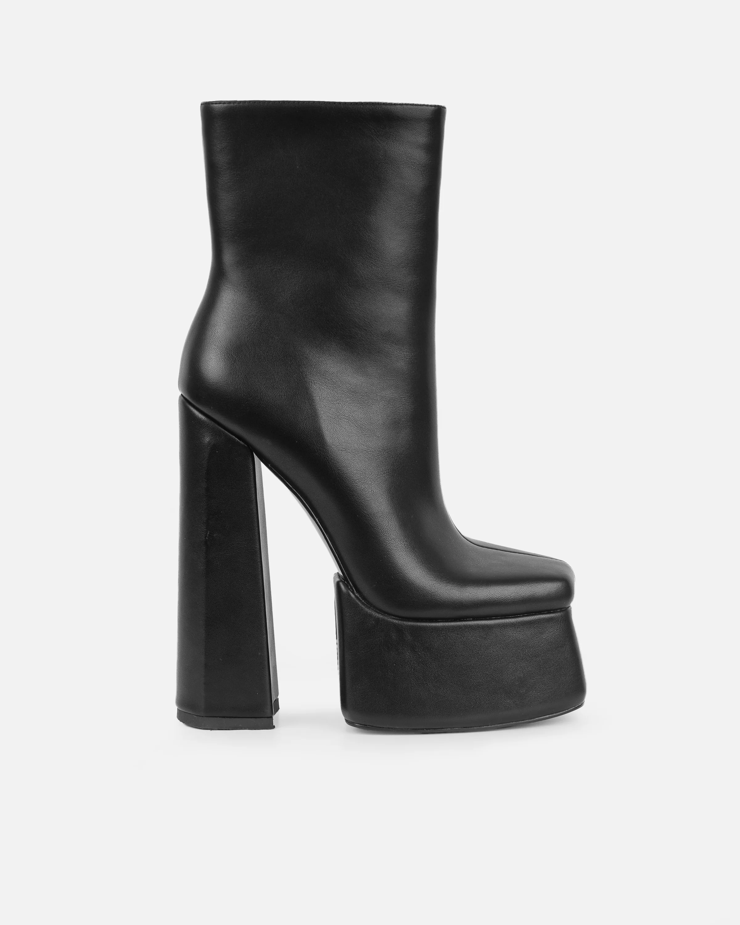 Mellia Black Extreme Platform Boots - Image 2