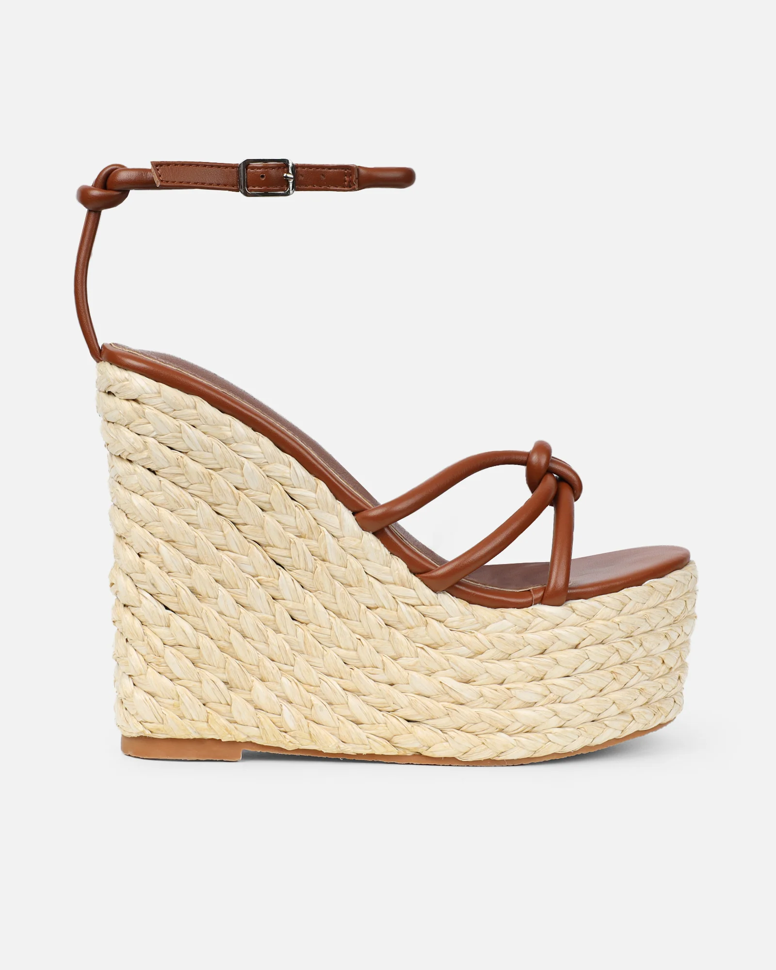 Monii Tan Espadrille Wedges - Image 2