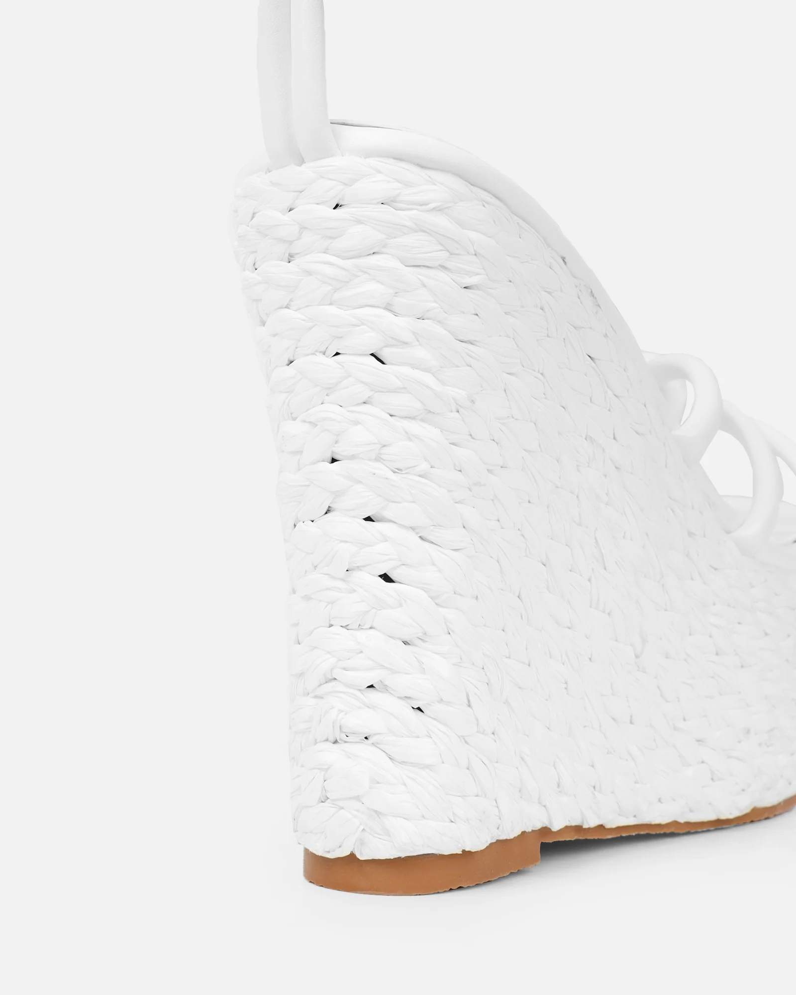 Monii White Espadrille Wedges - Image 3