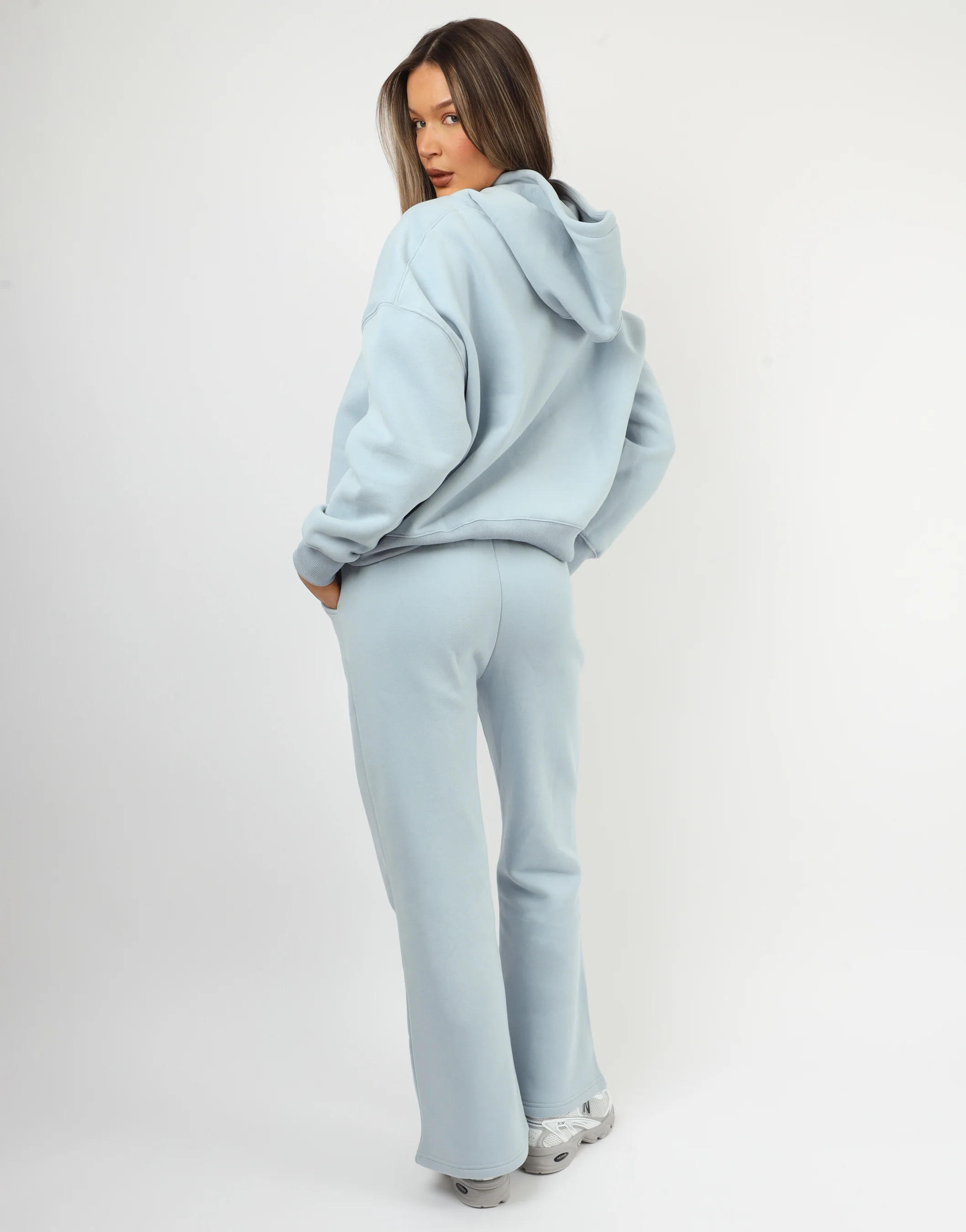 Mykonos Simmi Studios SL Sport Hoodie In Baby Blue - Image 5
