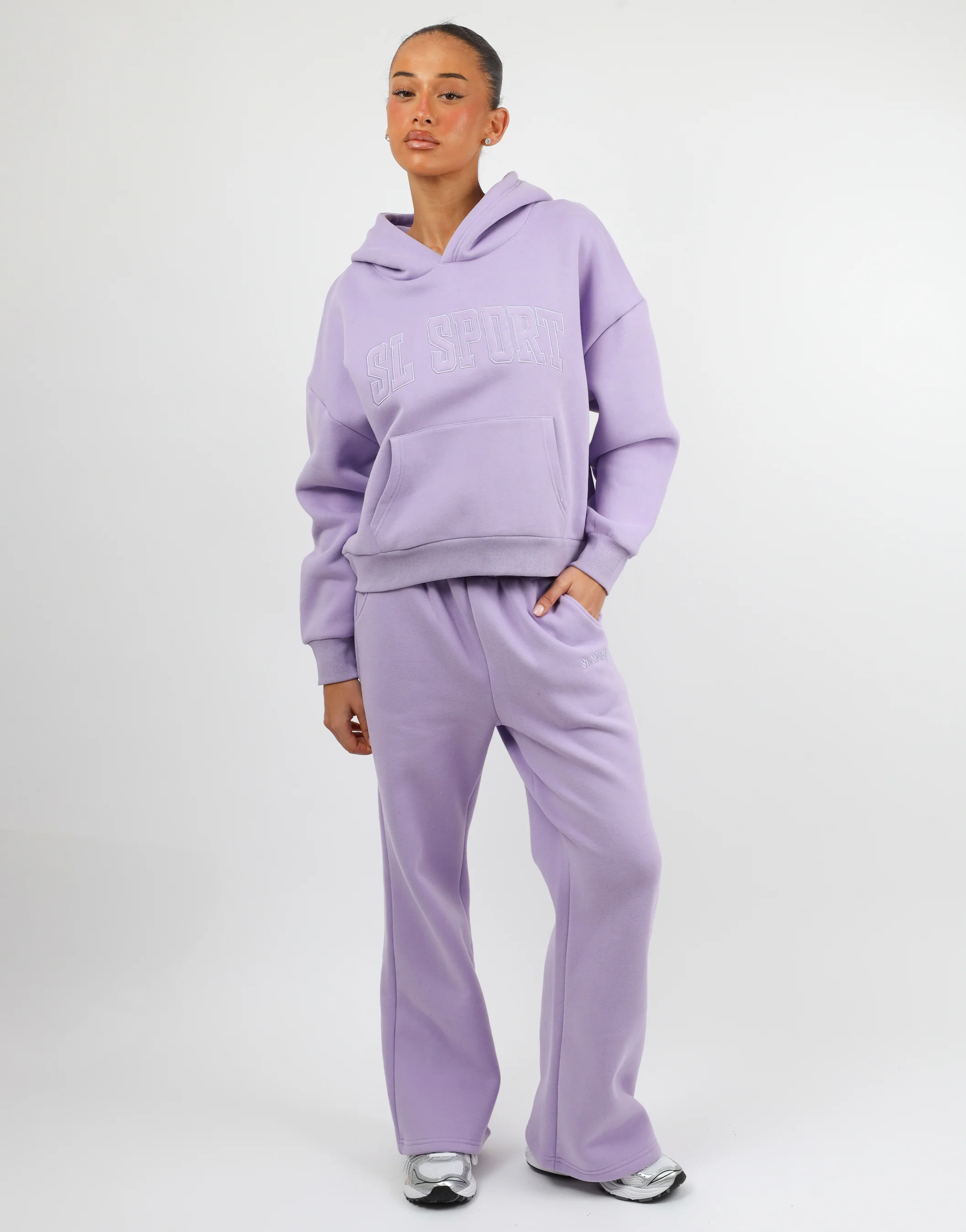Mykonos Simmi Studios SL Sport Hoodie In Lilac - Image 3