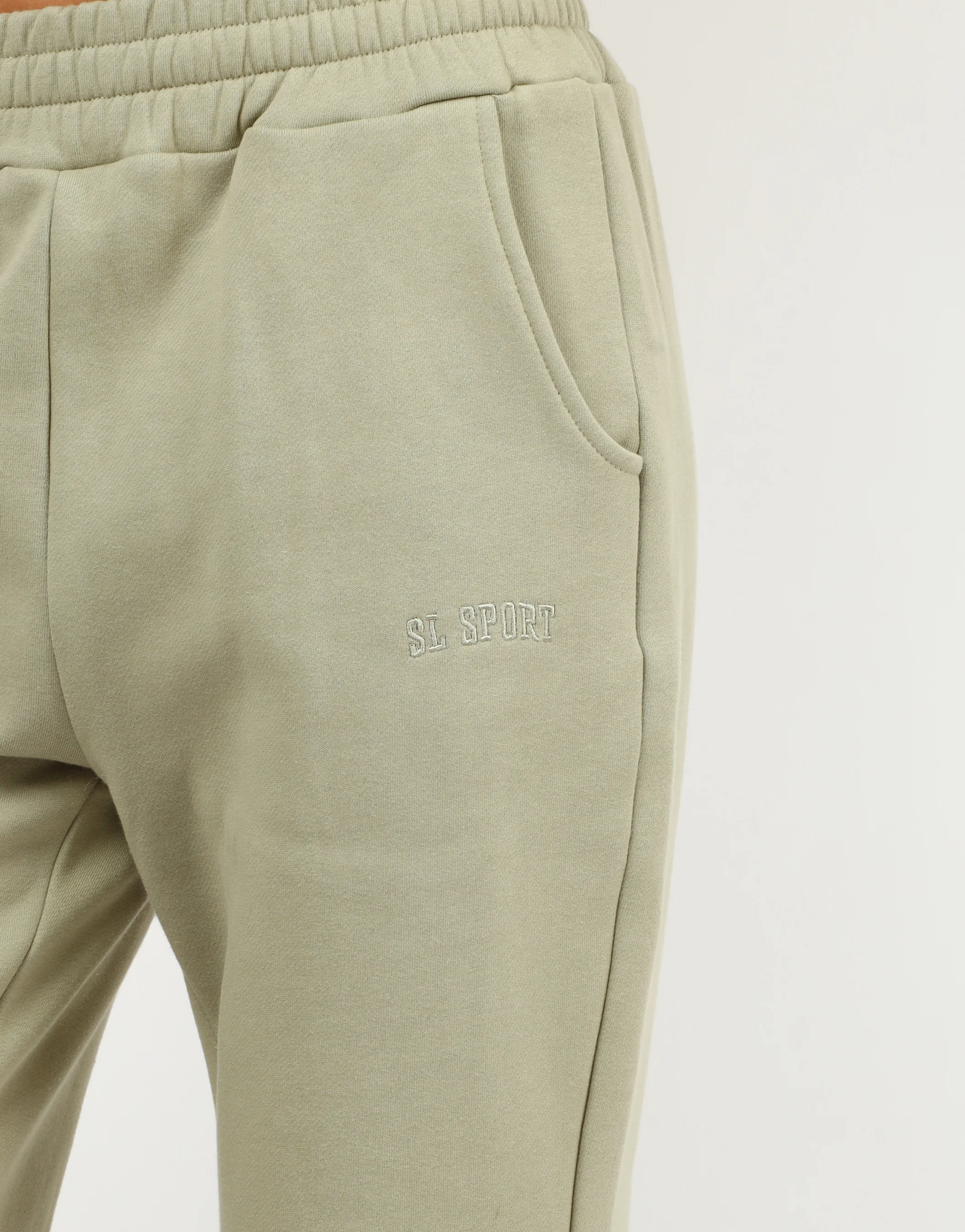 Myla Simmi Studios SL Sport Flared Joggers In Sage - Image 4