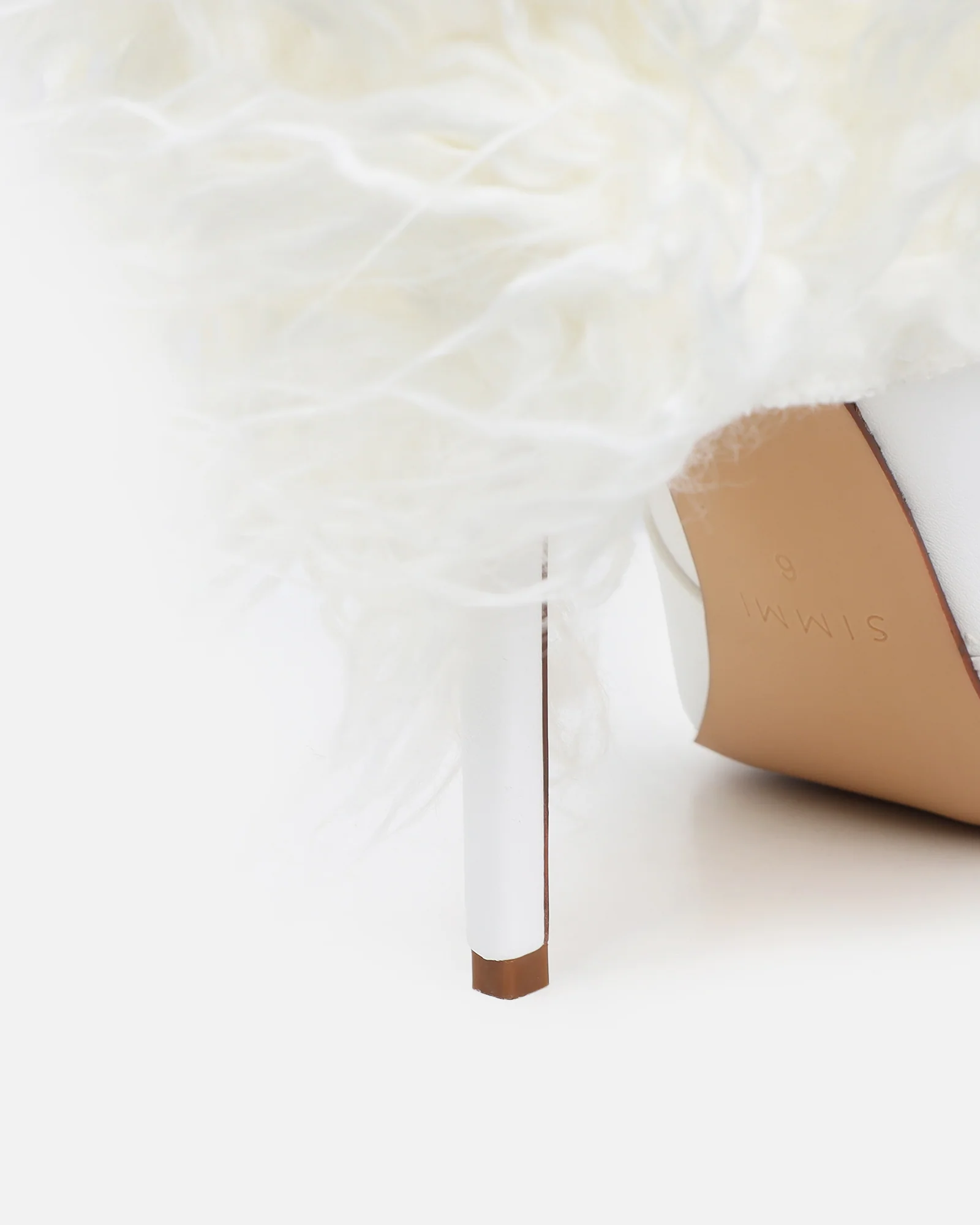 Neo White Faux Fur Fold Over Knee Boots - Image 3