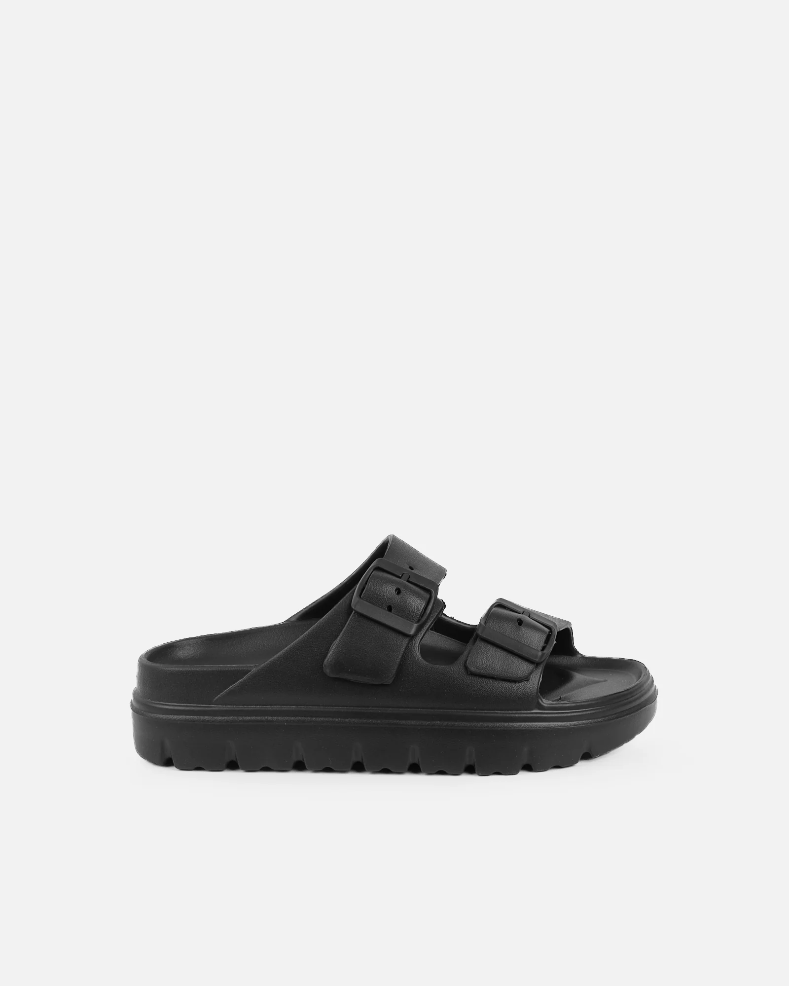 Samantha Black EVA Slip on Footbed Slides - Image 2