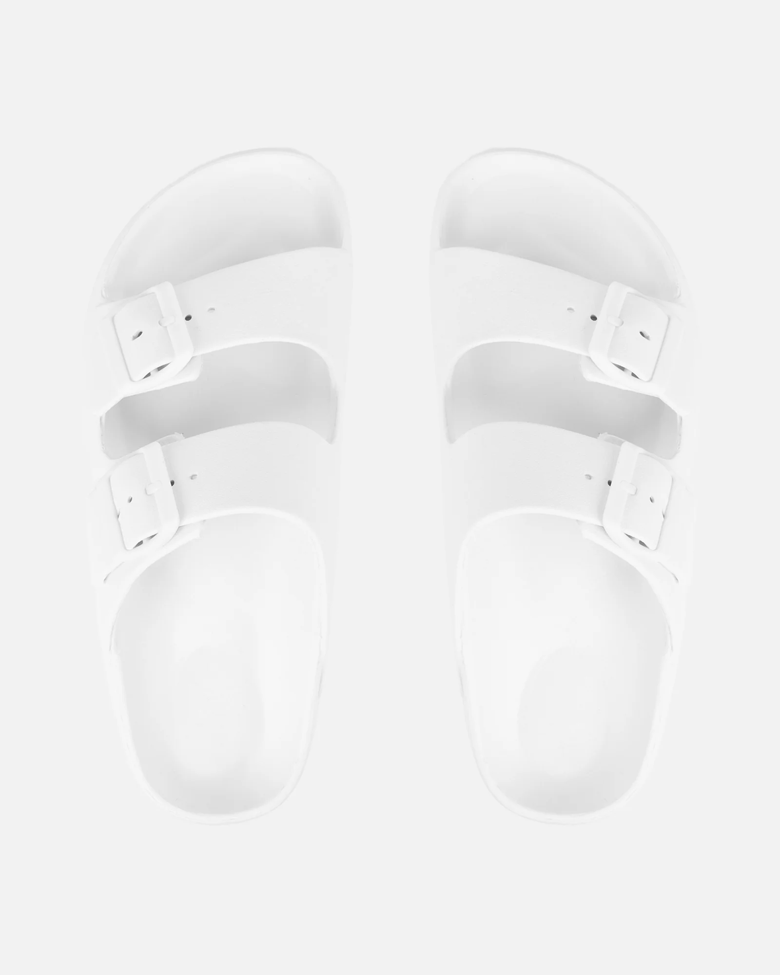 Samantha White EVA Slip on Footbed Slides - Image 3