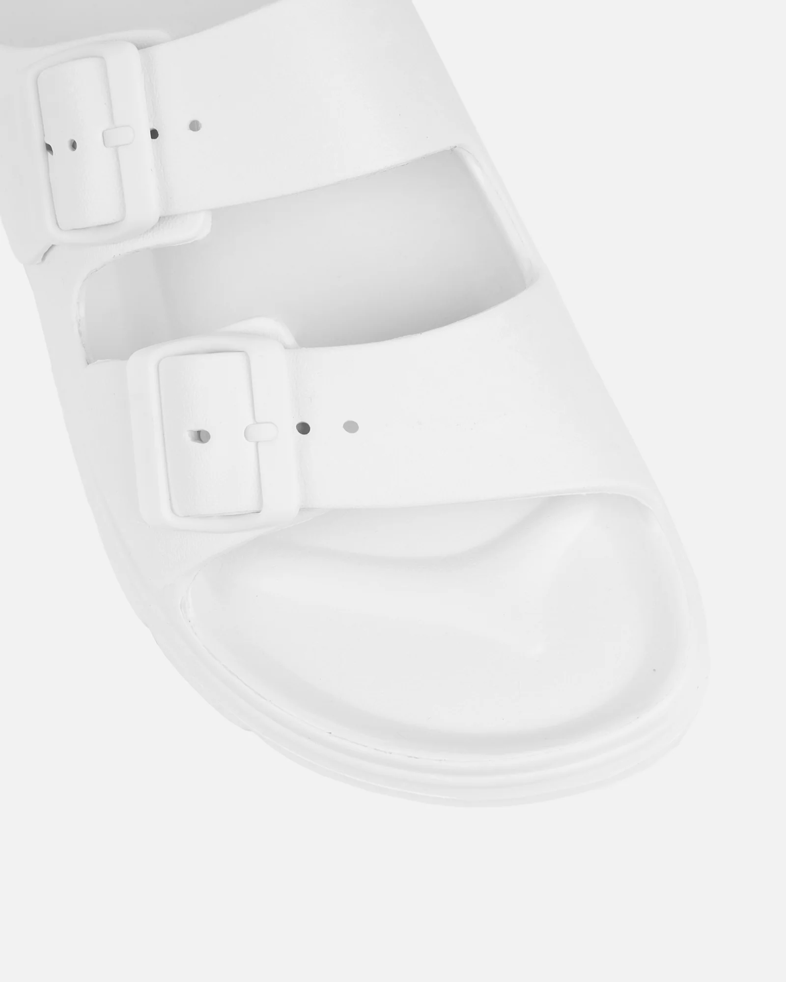 Samantha White EVA Slip on Footbed Slides - Image 4