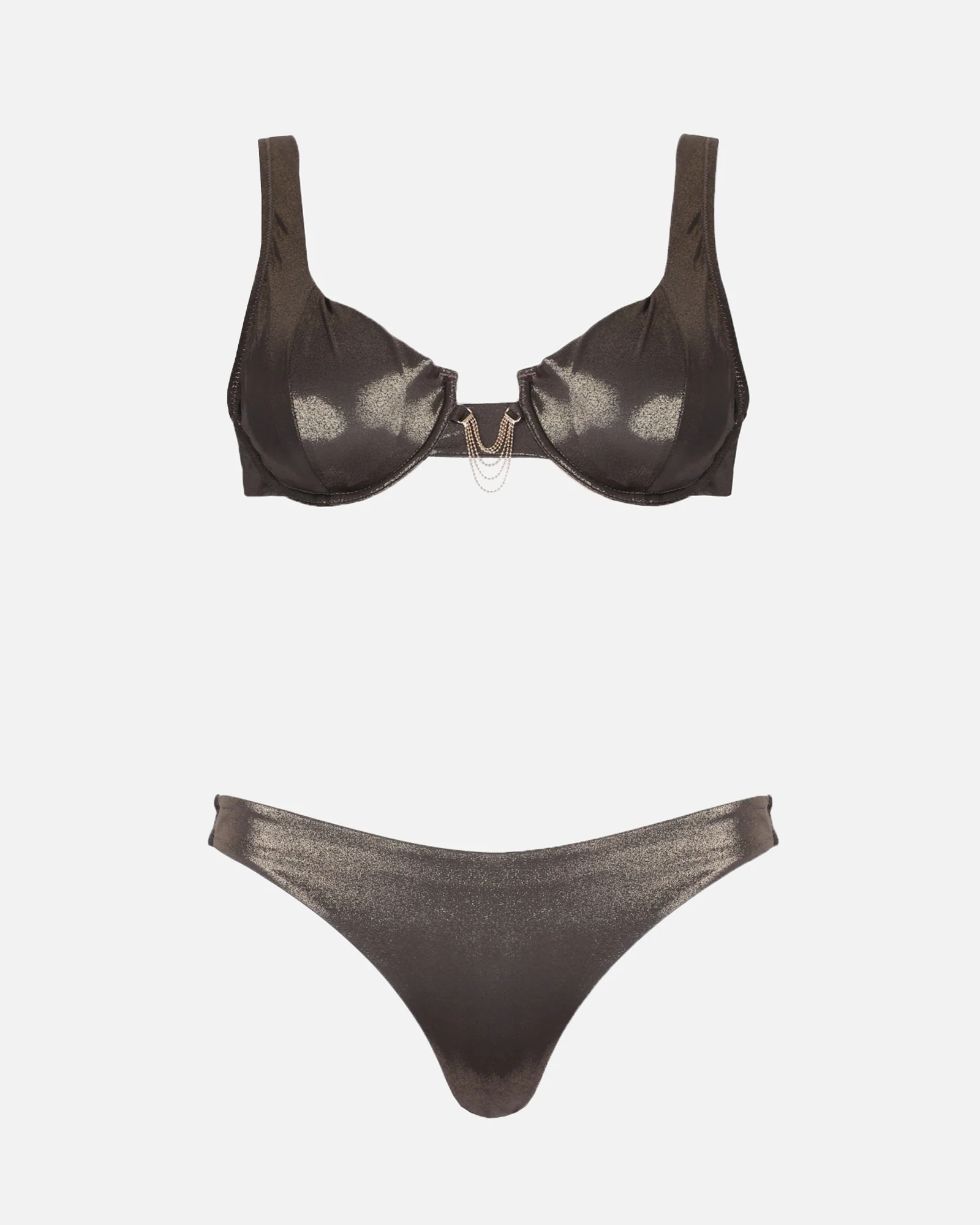 Nori Bronze Shimmer Bikini Set - Image 5