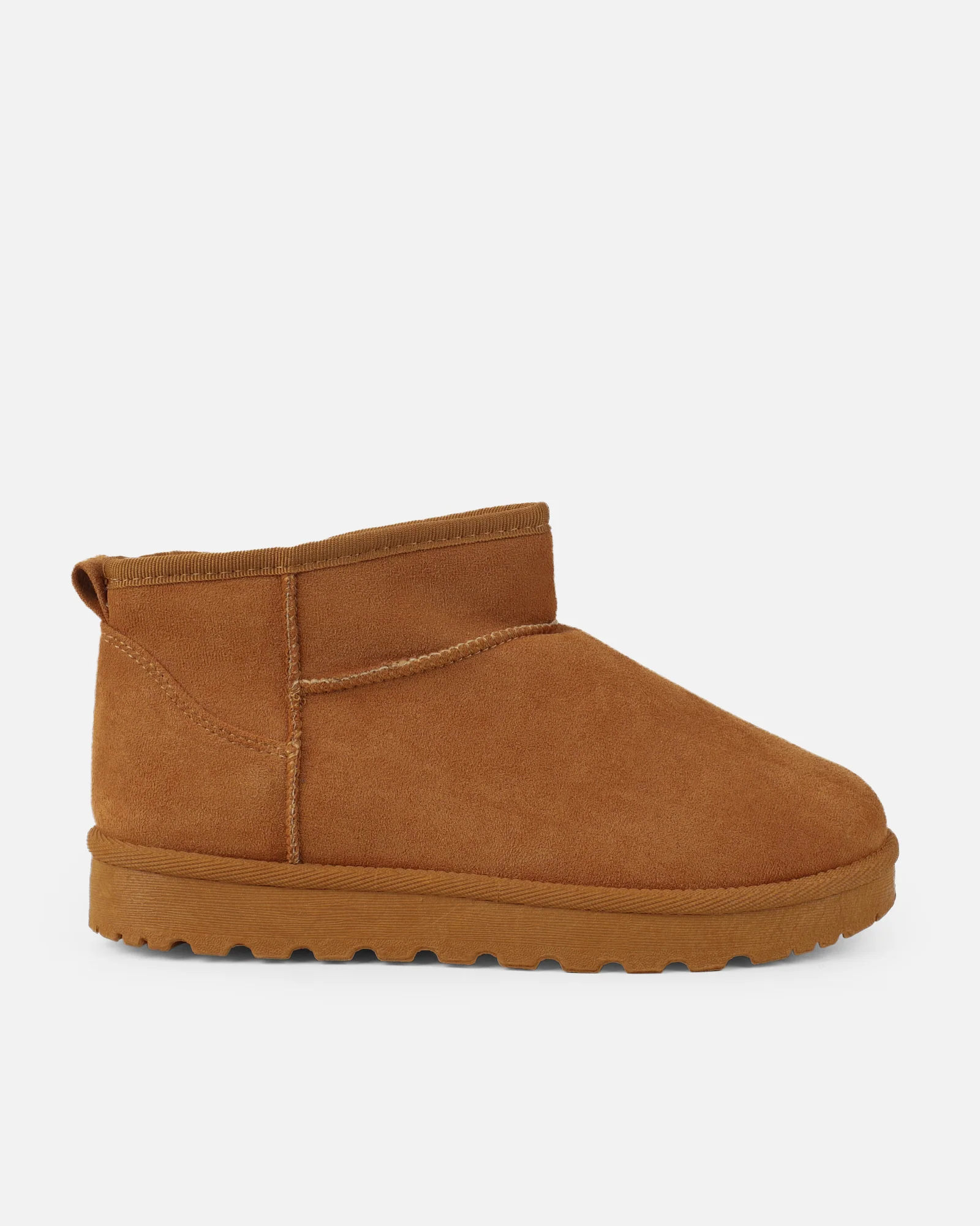Oliver Tan Faux Suede Mini Boots - Image 2