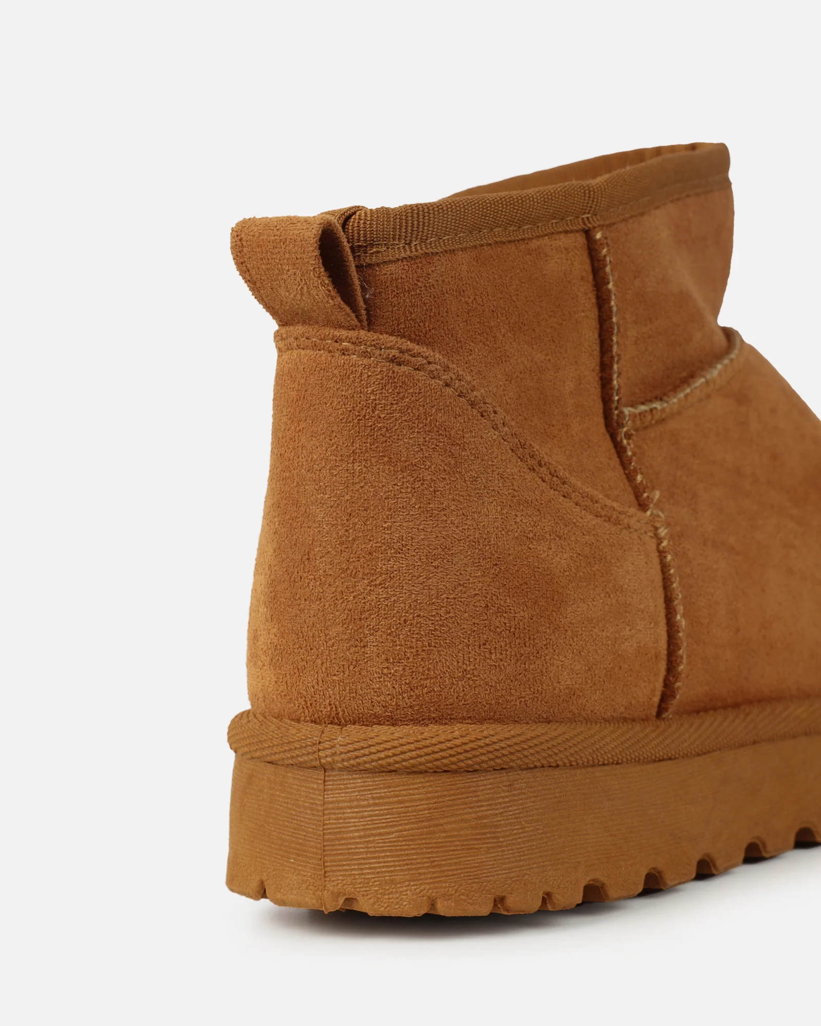Oliver Tan Faux Suede Mini Boots - Image 3