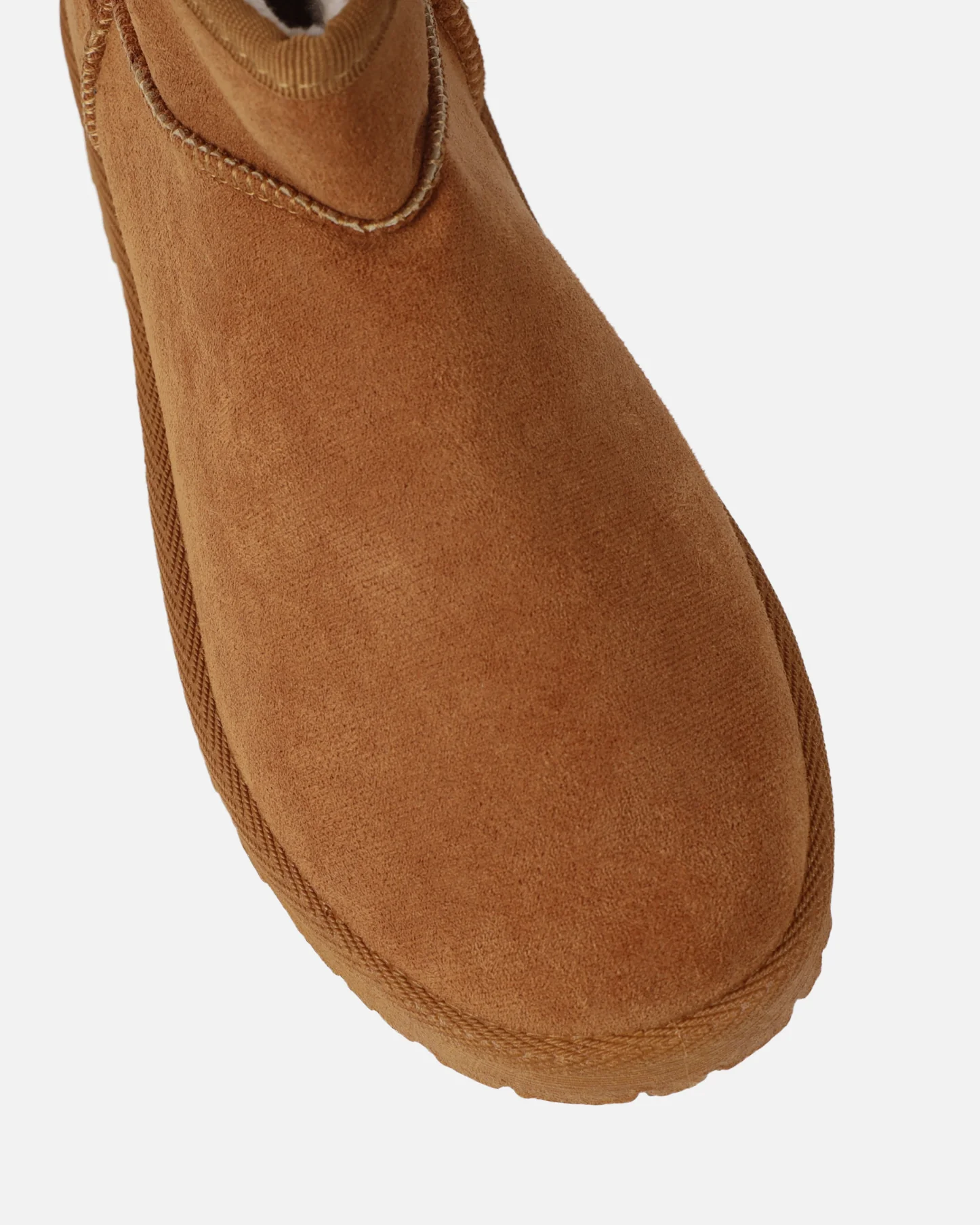 Oliver Tan Faux Suede Mini Boots - Image 4