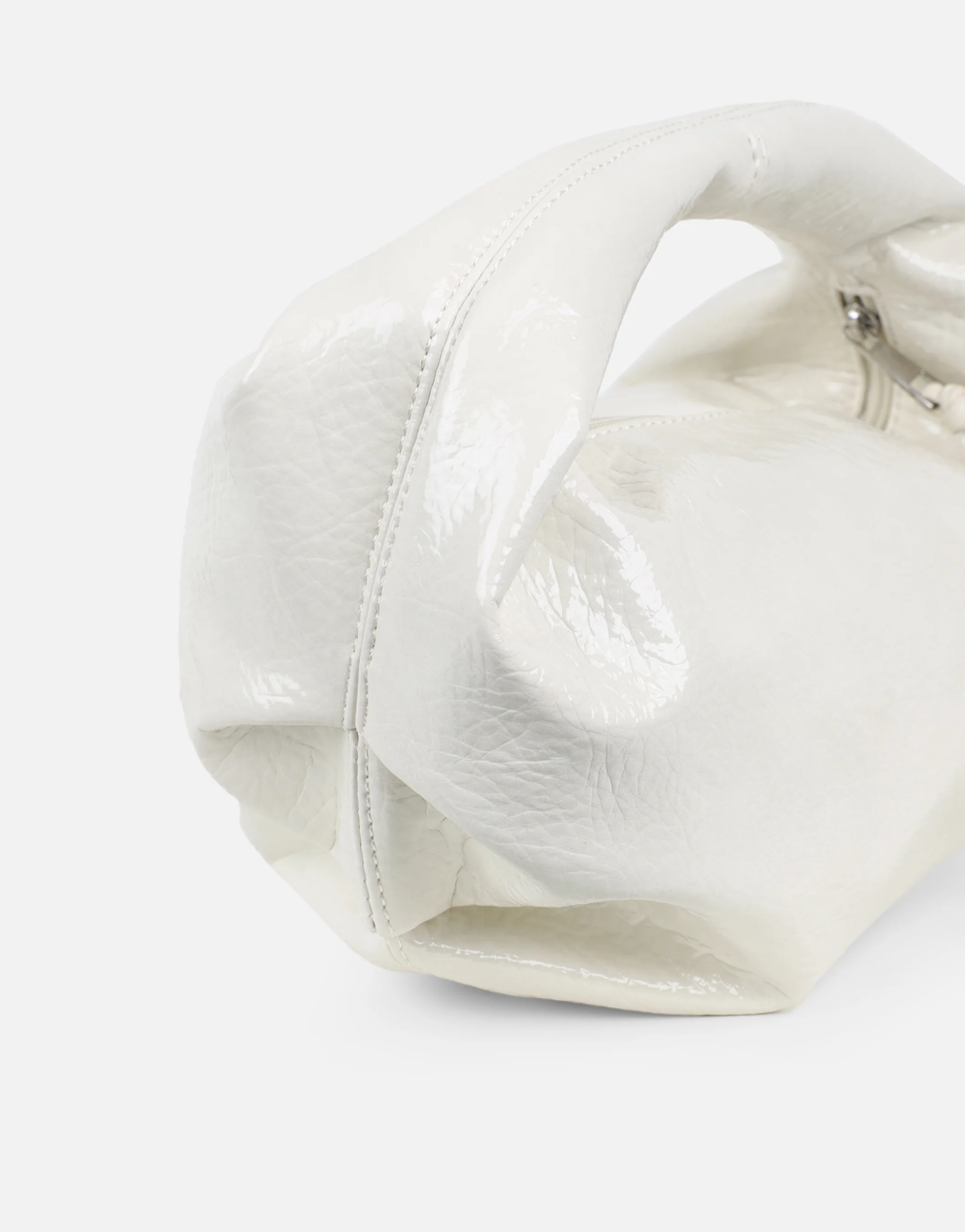 Portia Ivory Soft Sculpt Handbag - Image 5