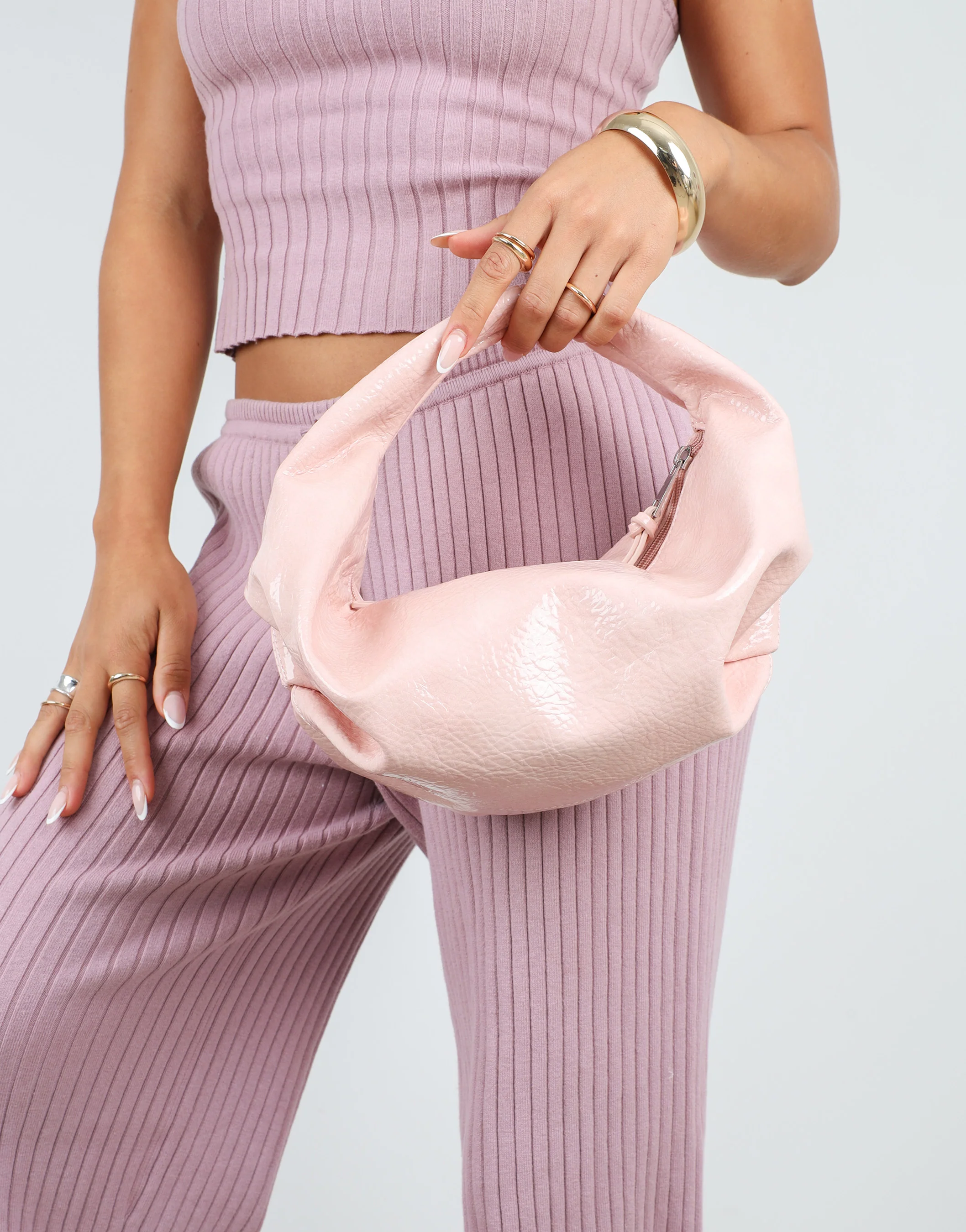 Portia Pink Soft Sculpt Handbag