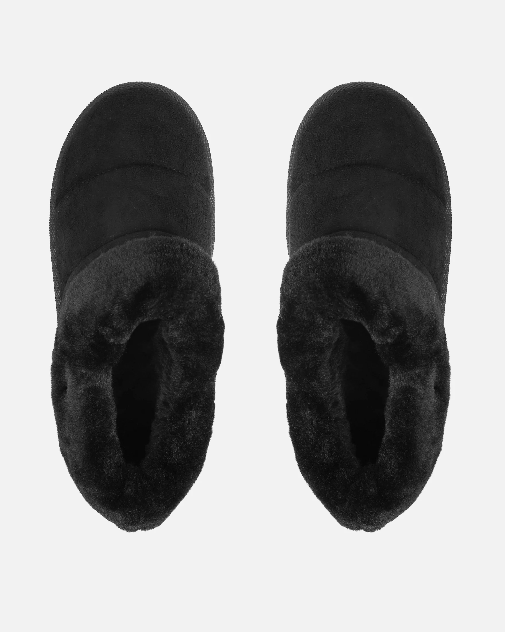 Reggie Black Cosy Flatform Slides - Image 3