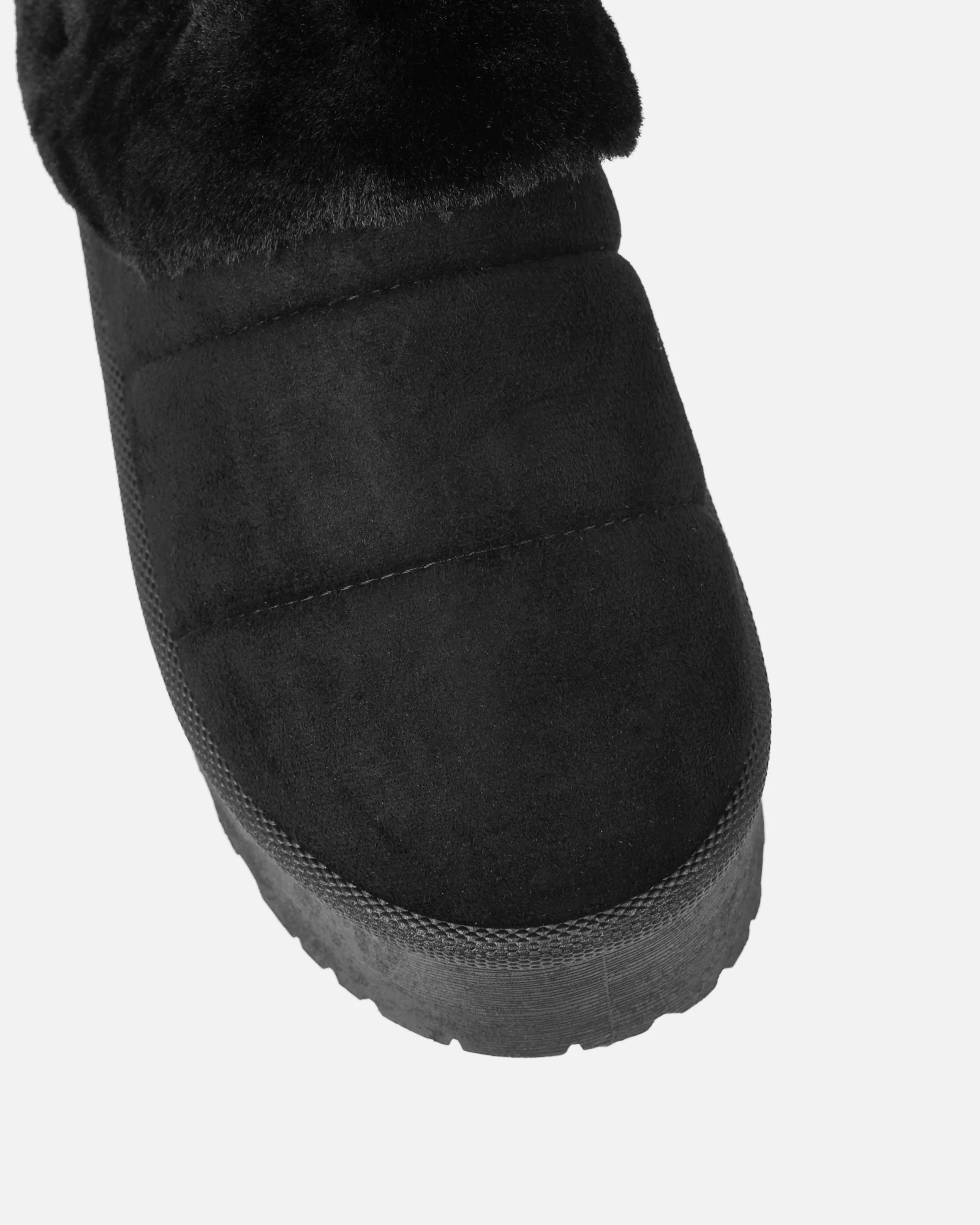 Reggie Black Cosy Flatform Slides - Image 4