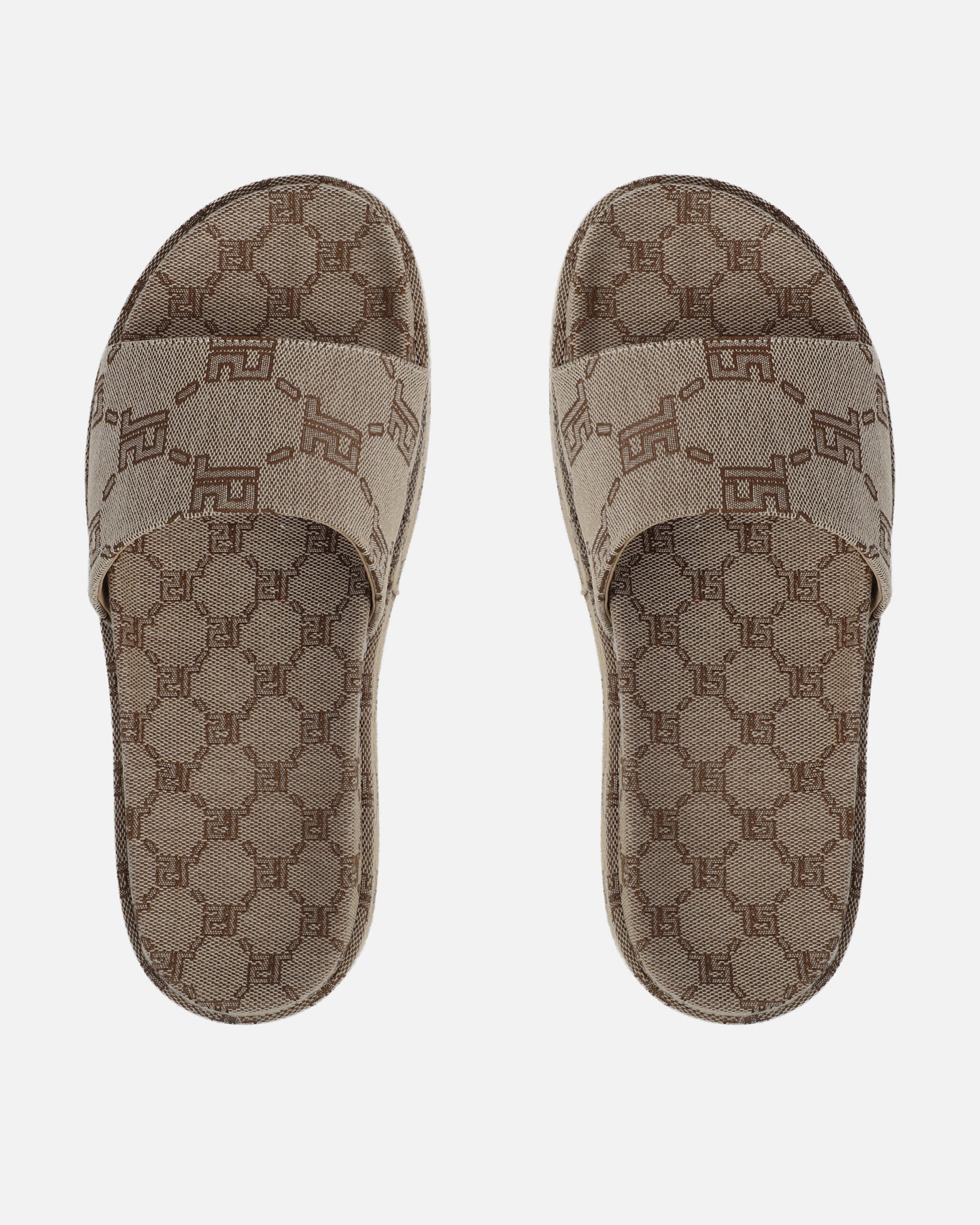 Rocco Brown Monogram Sliders - Image 3