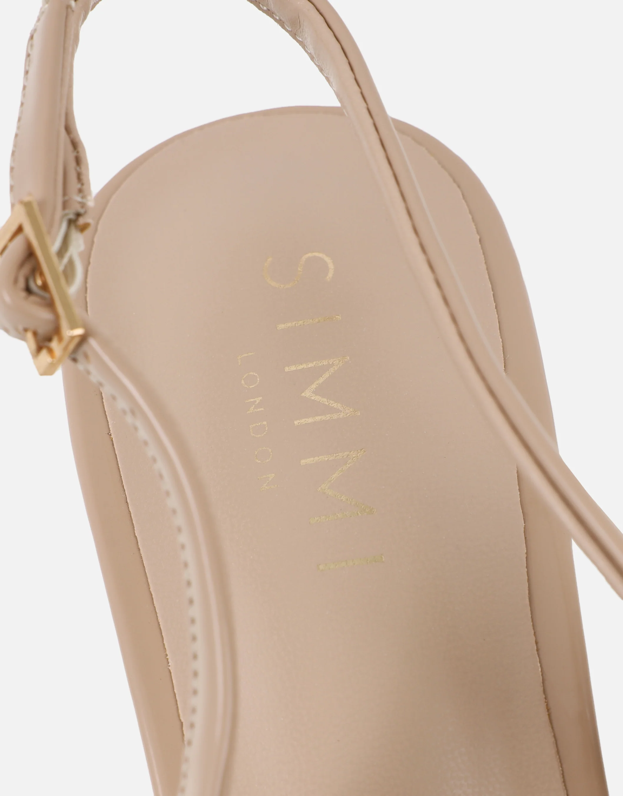 Samaya Nude Slingback Court Shoes - Image 3