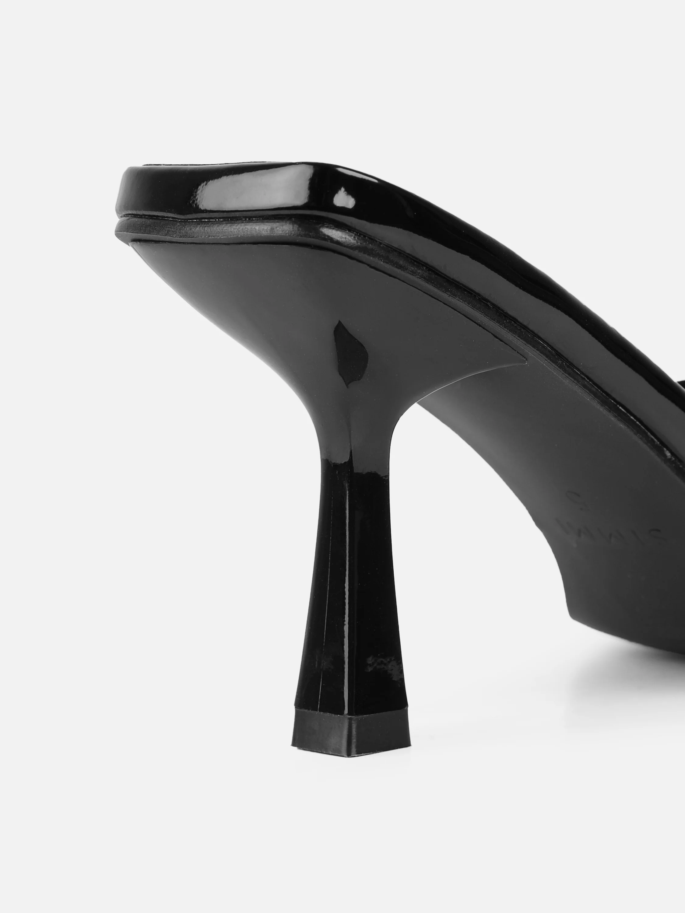 Sameel Black Patent Mules - Image 3