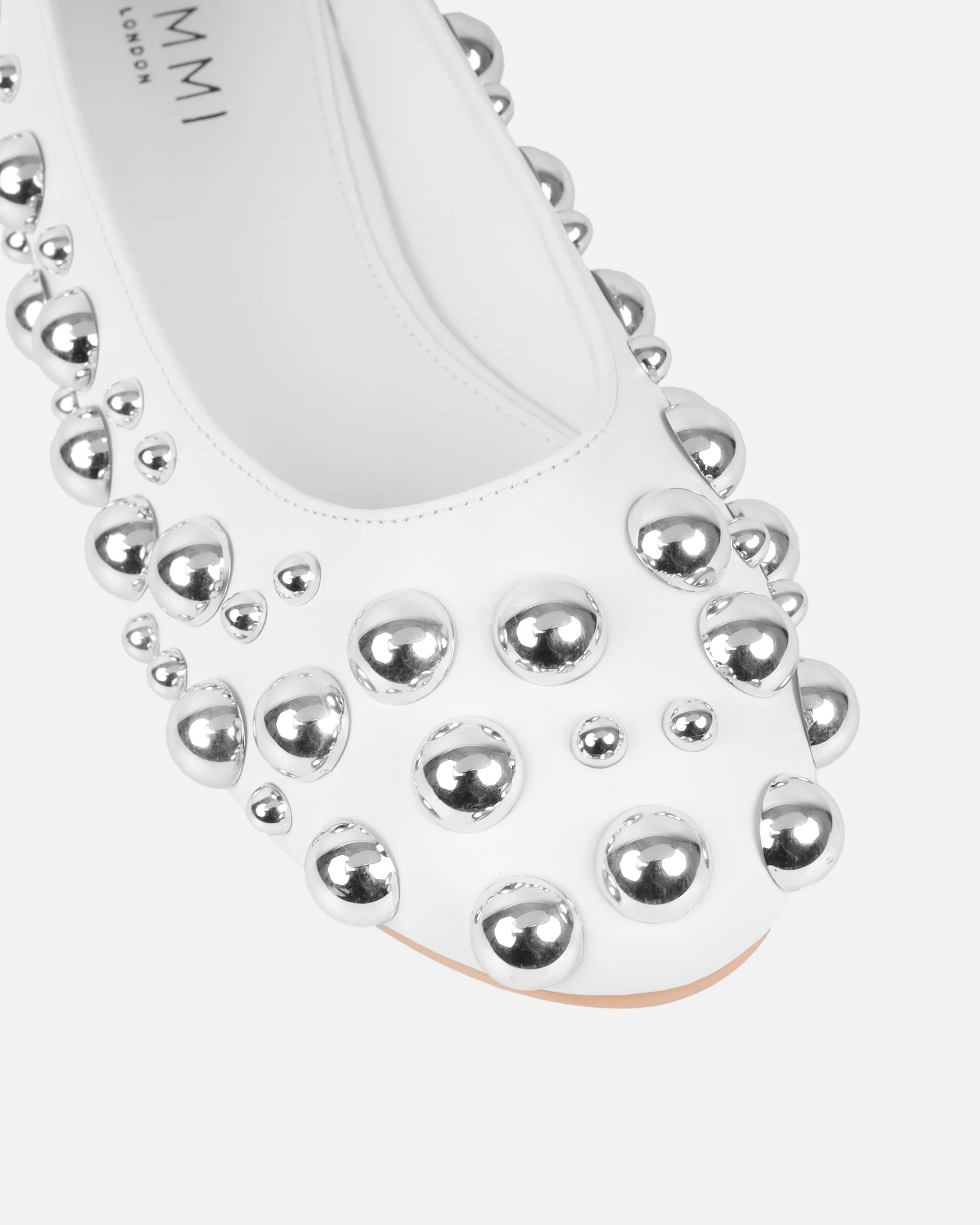 Shan White Studded Ballet - Image 4