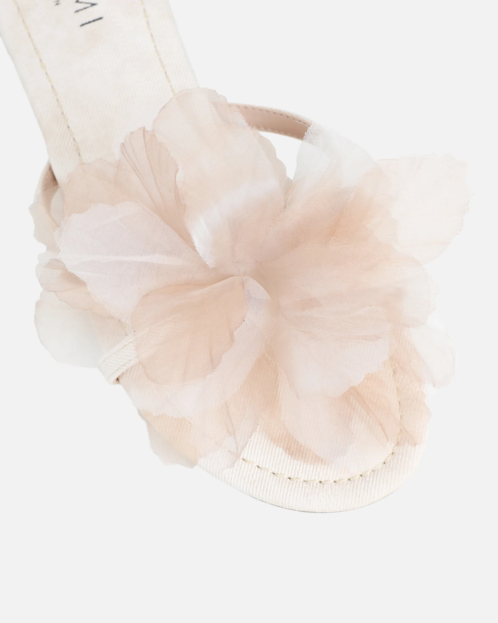 Shole Beige Wash Flat Sandals - Image 4