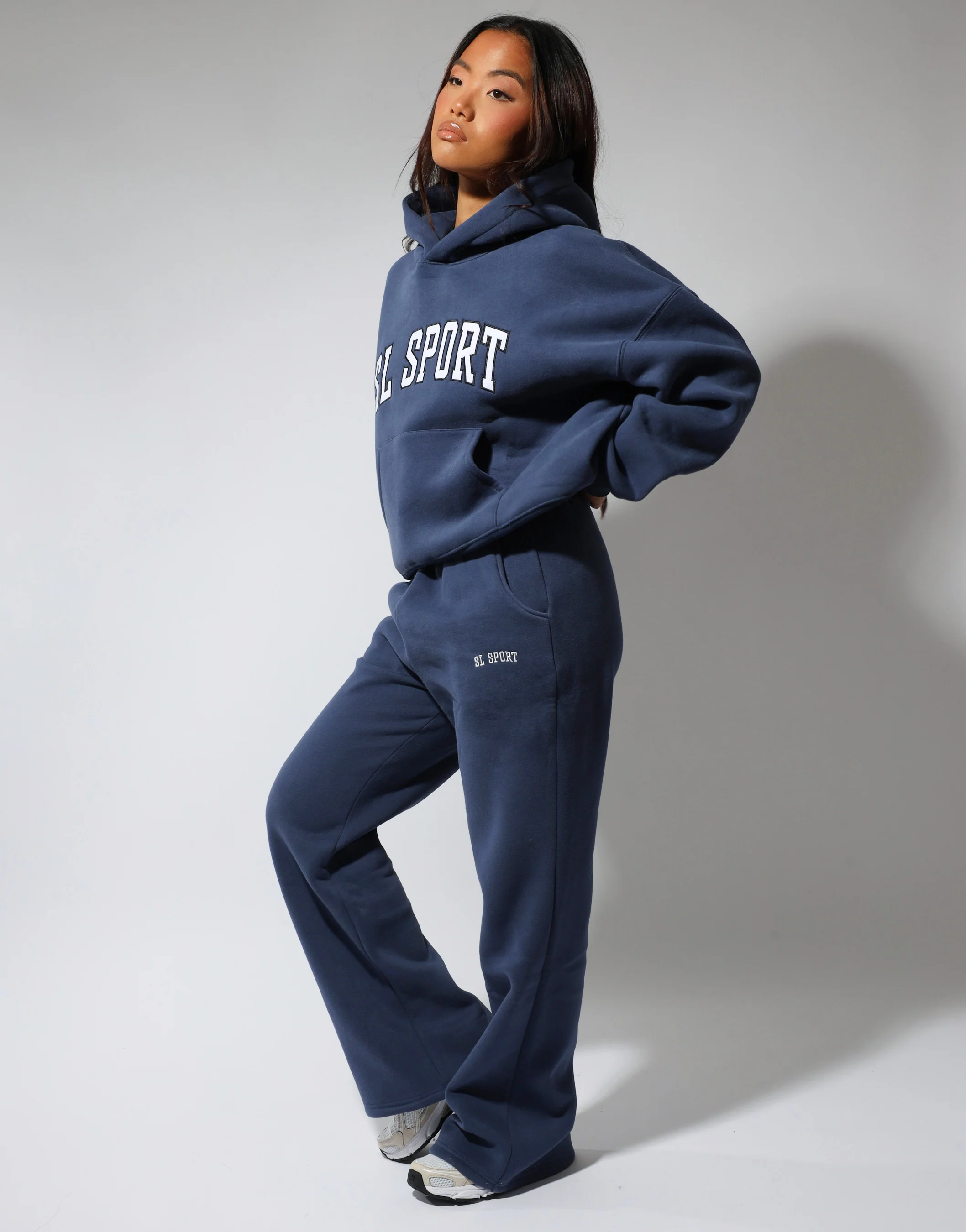Maeve Simmi Studios SL Sport hoodie in vintage blue - Image 3