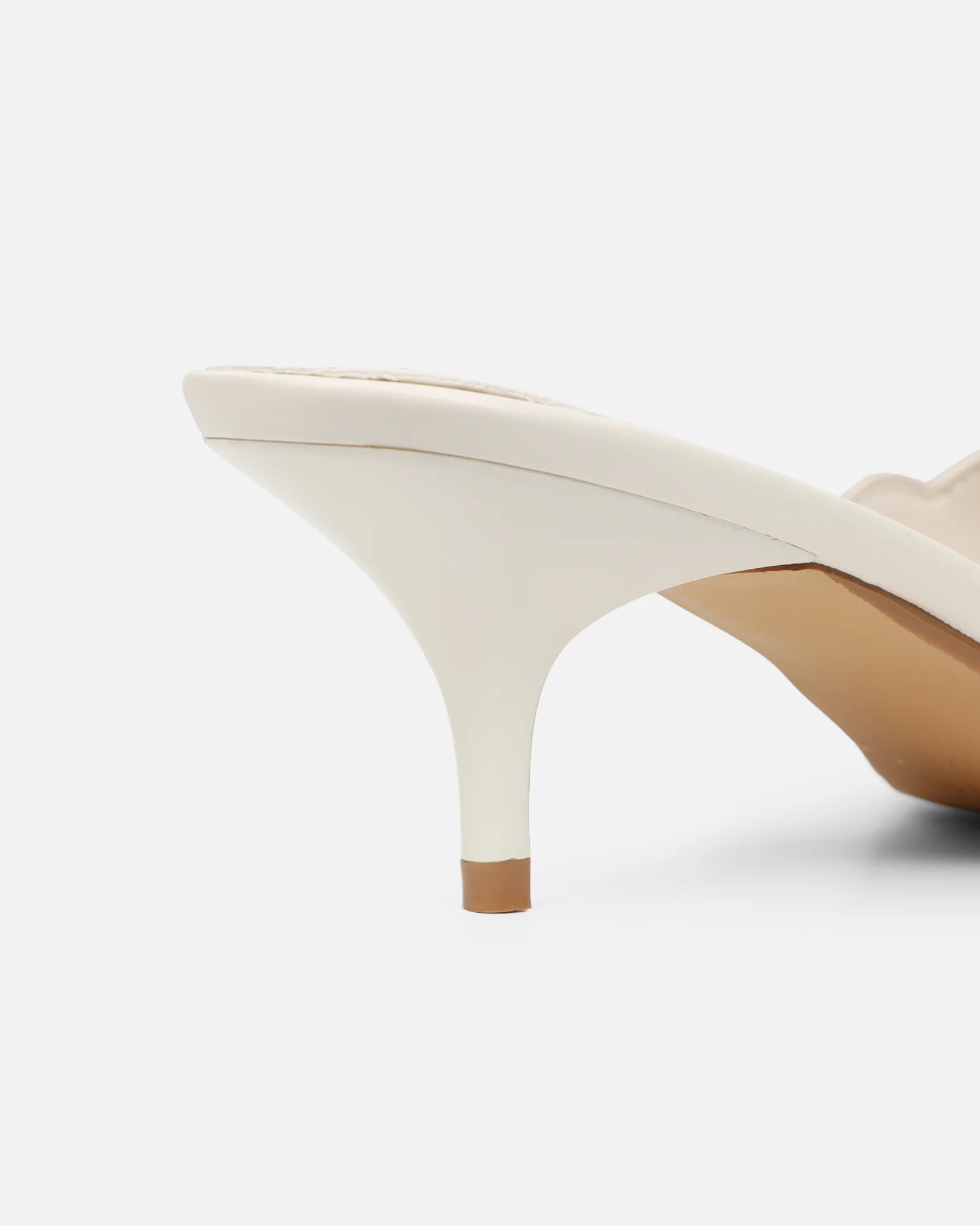 Skyes Stone Eyelet Detail Low Heel Court Shoes - Image 3