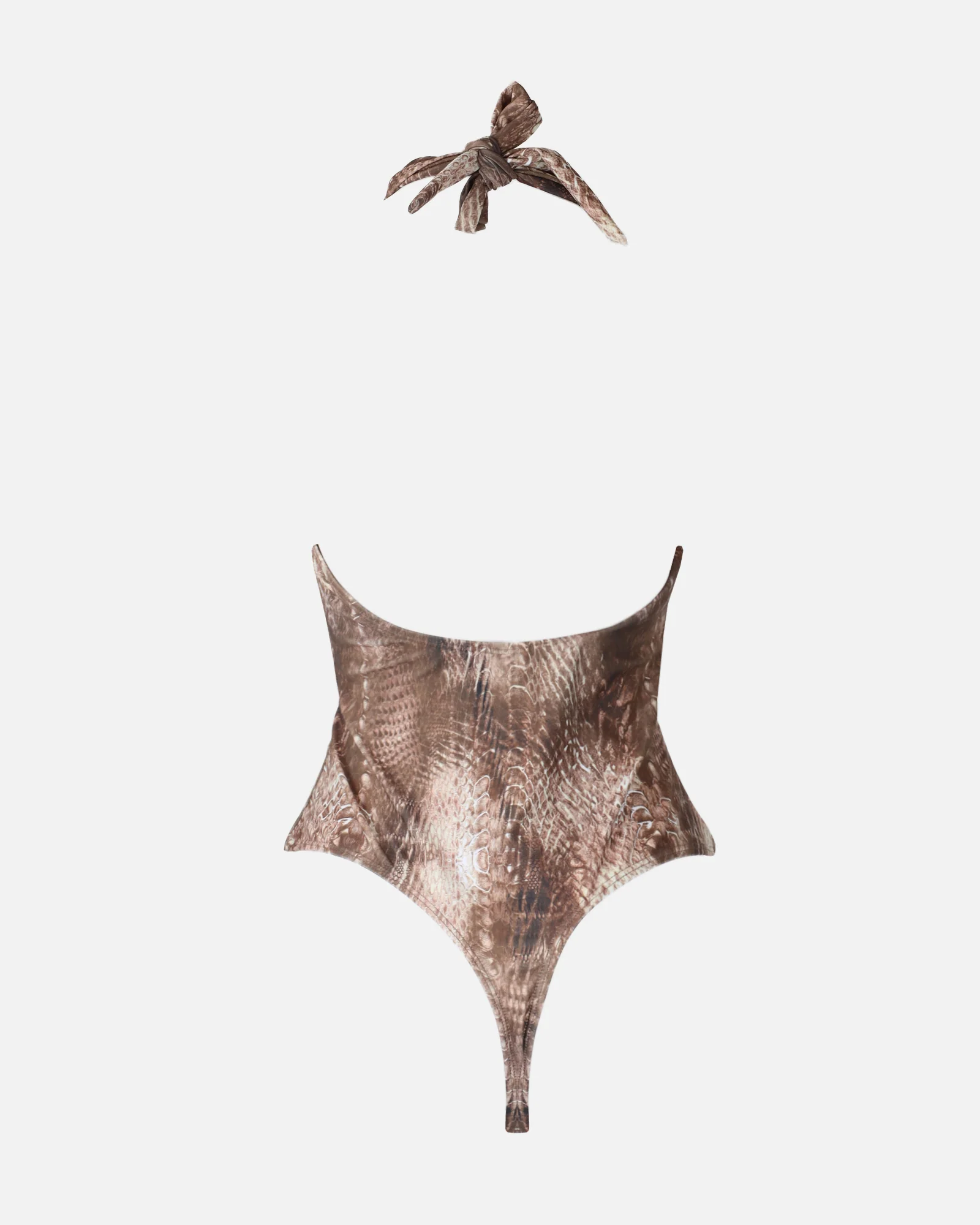 Soraya Serpent Print Cut Out Swimsuit - Image 6