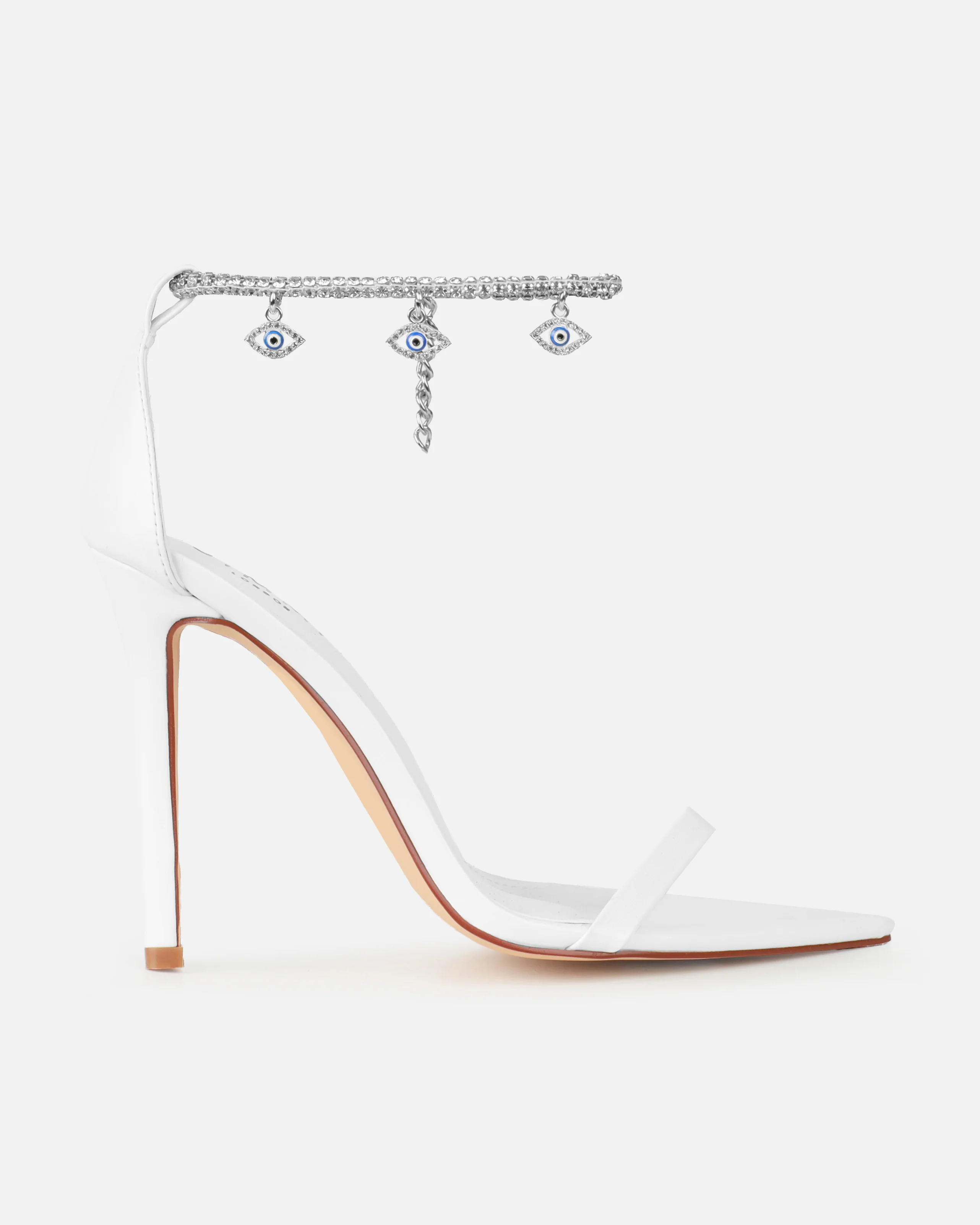 Spirit White Snake Evil Eye Anklet Stiletto Heels - Image 2