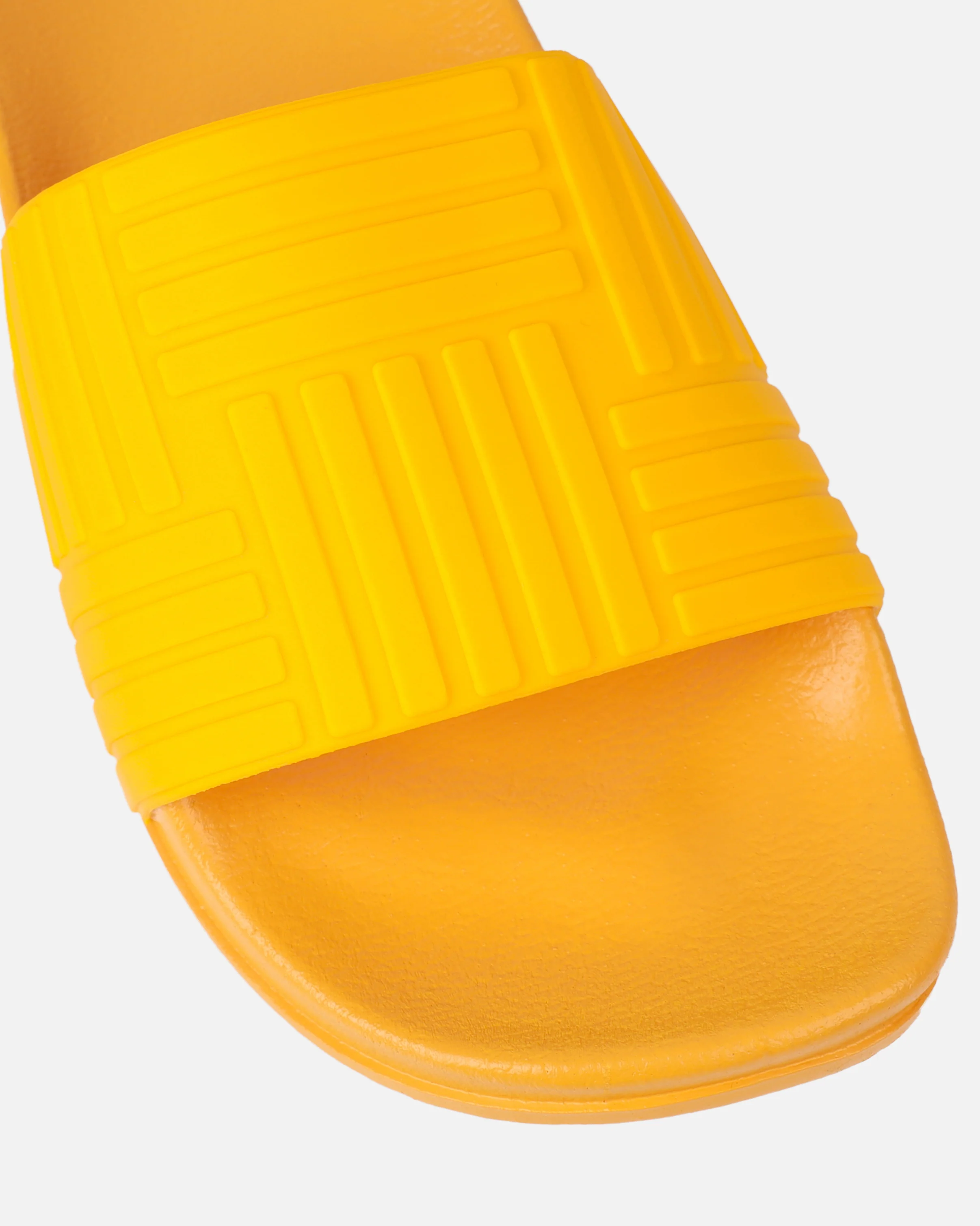 Sunnie Orange Pattern Flat Slides - Image 4