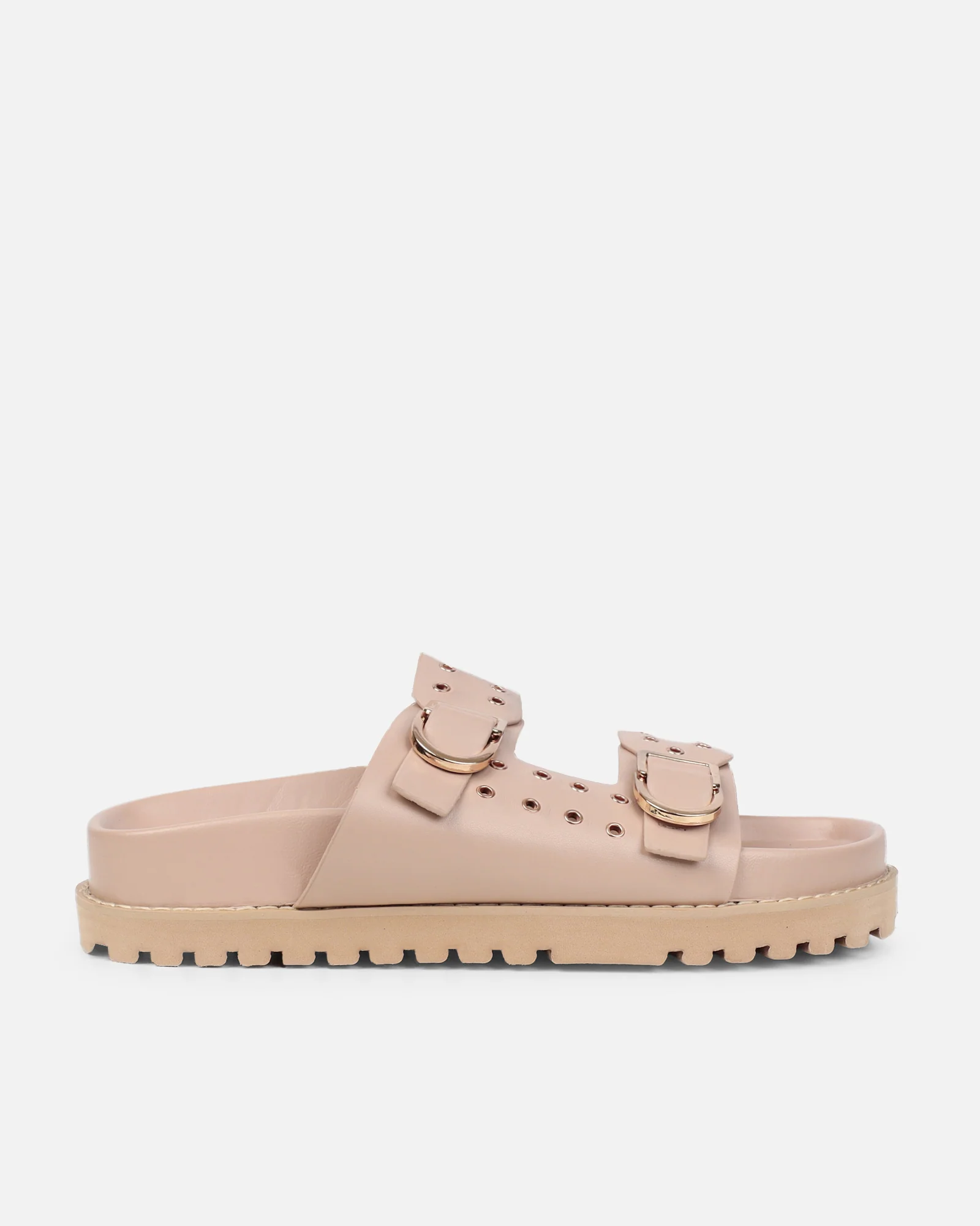 Tabi Nude Slider Sandals - Image 2