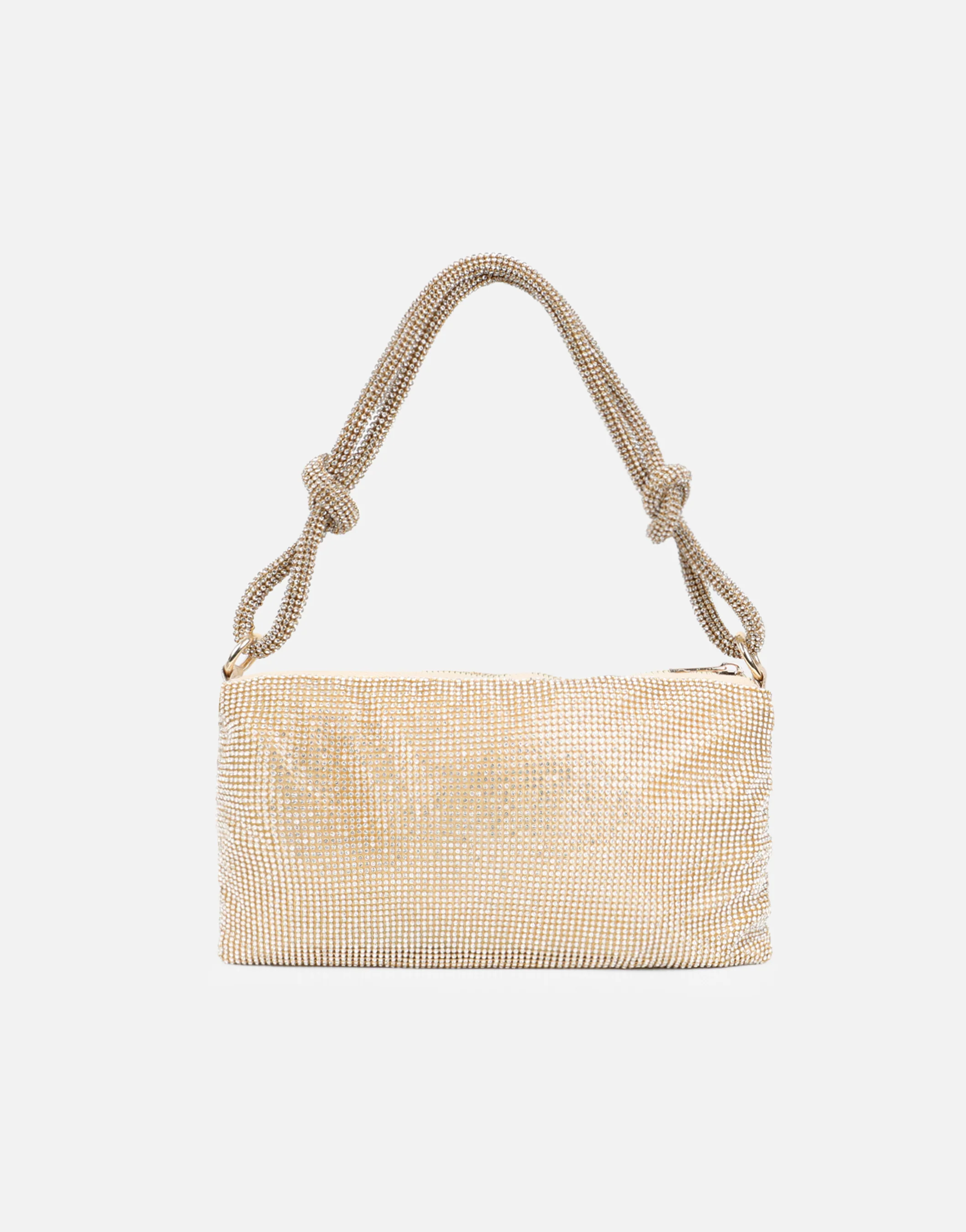 Talia Gold Diamante Shoulder Bag - Image 3