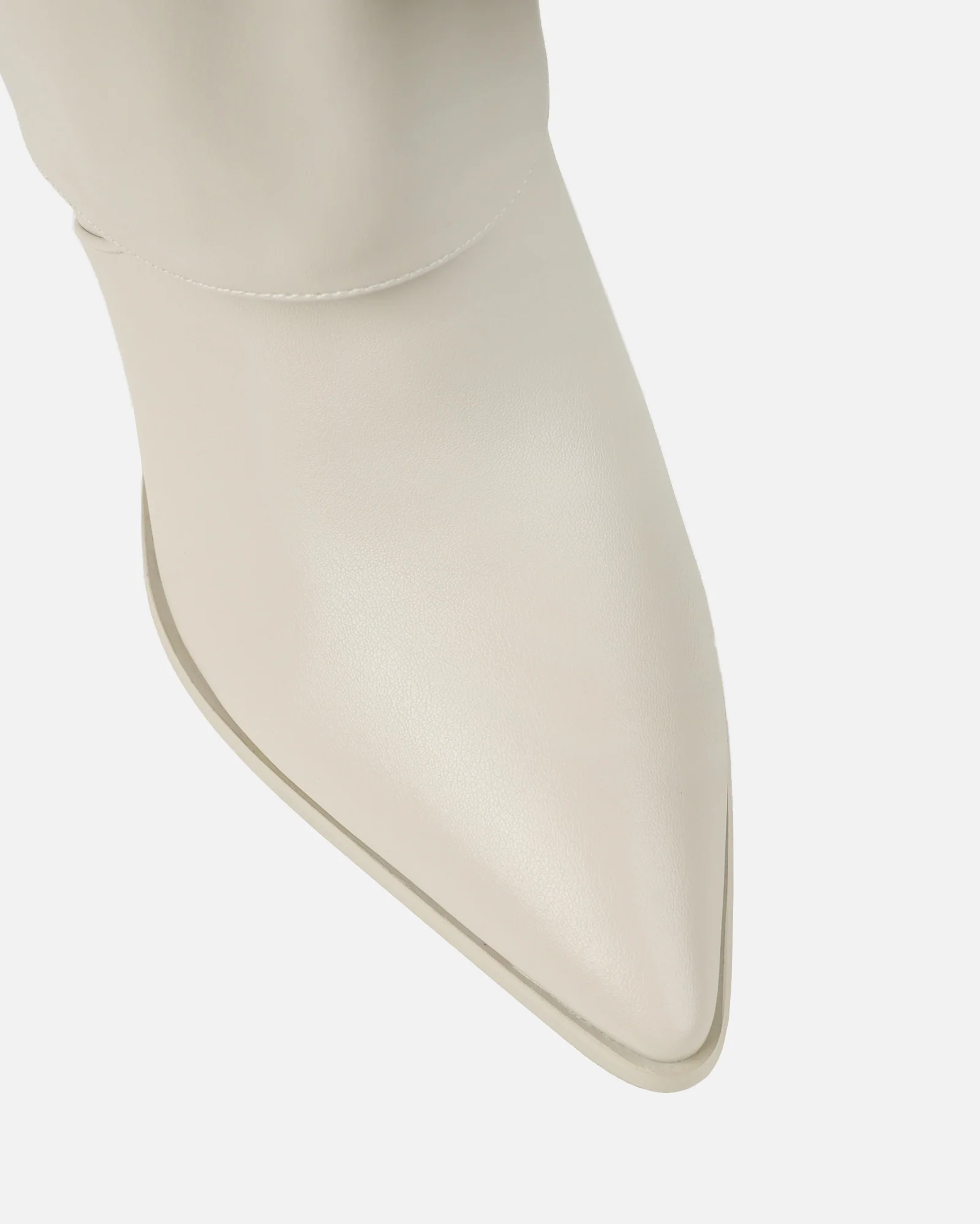Tamiar Stone Fold Over Block Heeled Knee High Boots - Image 4