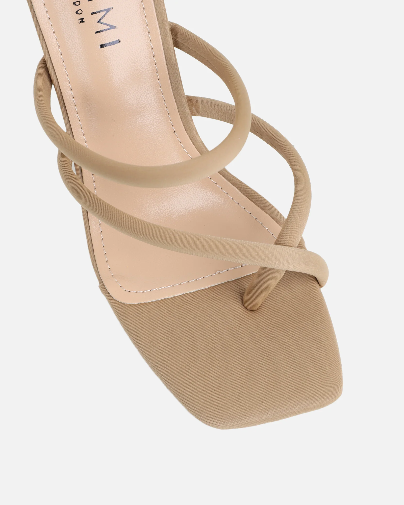 Wosha Nude Lycra Mules - Image 4