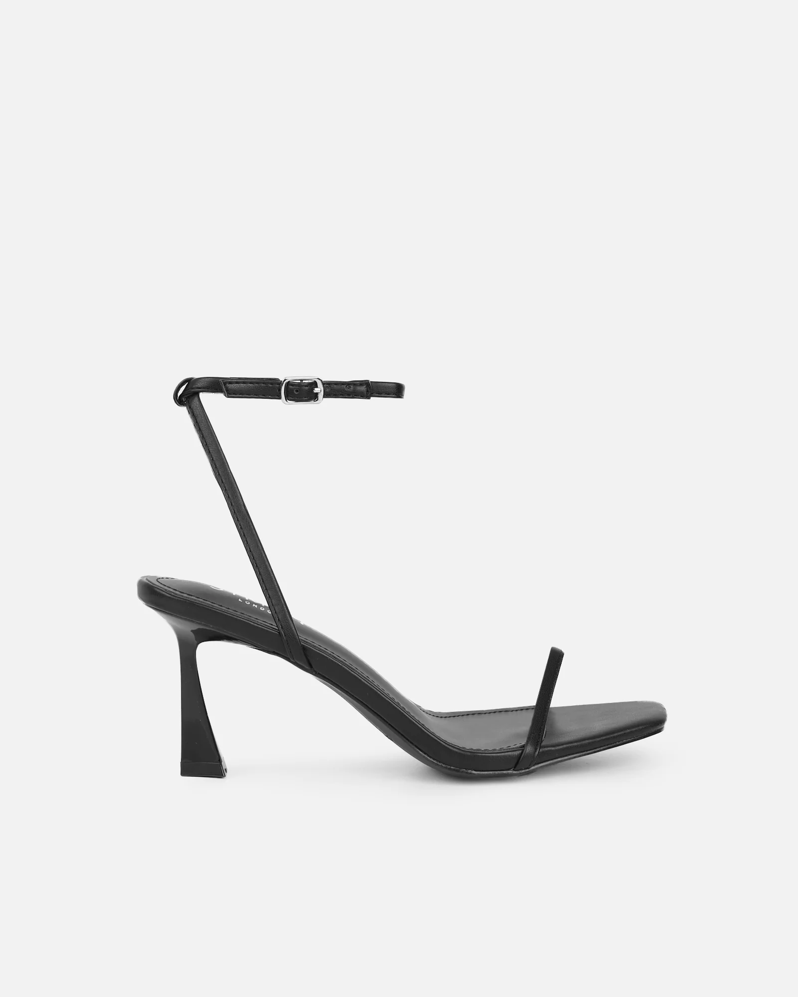 Yesmina Black Heeled Sandals - Image 2