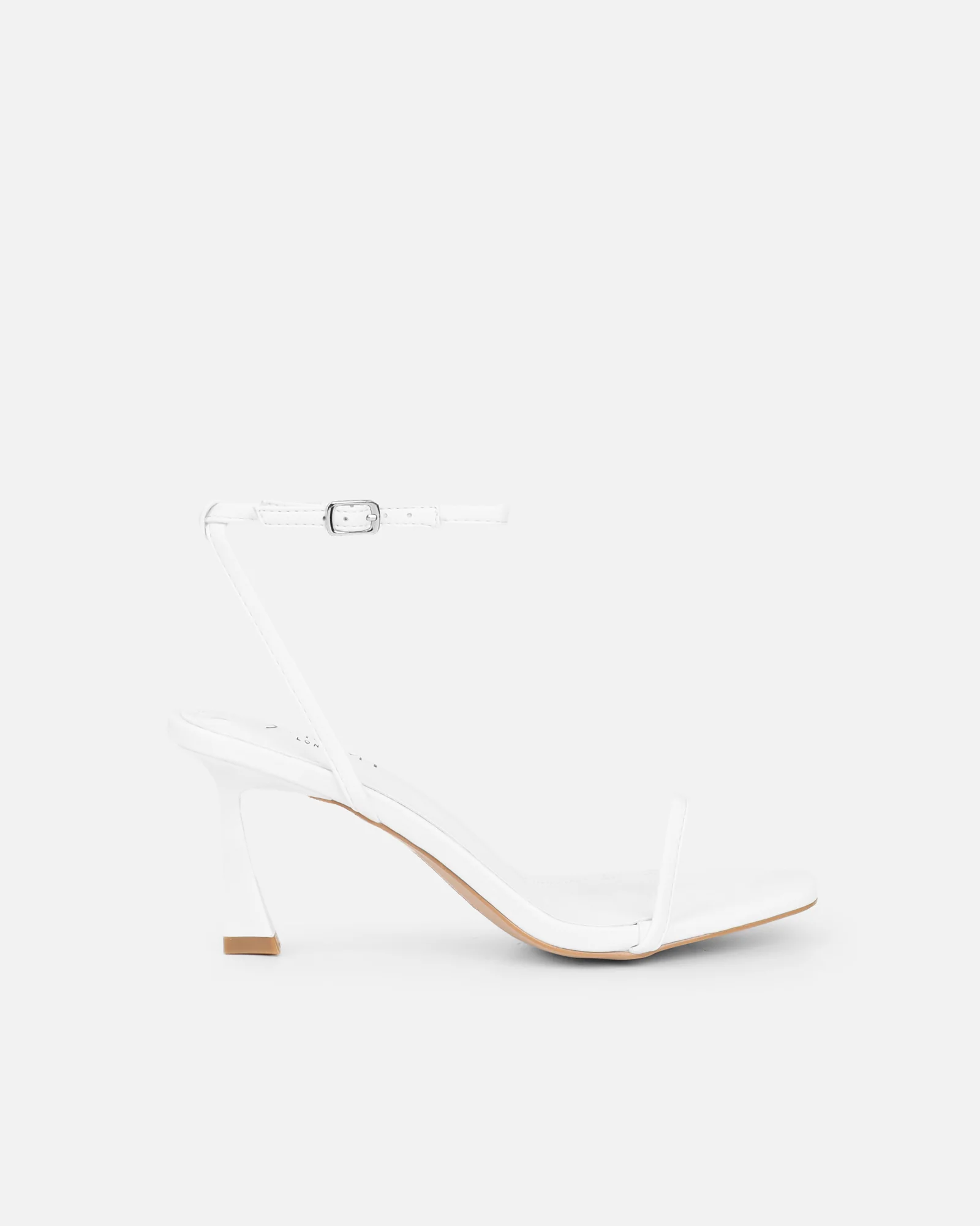 Yesmina White Heeled Sandals - Image 2